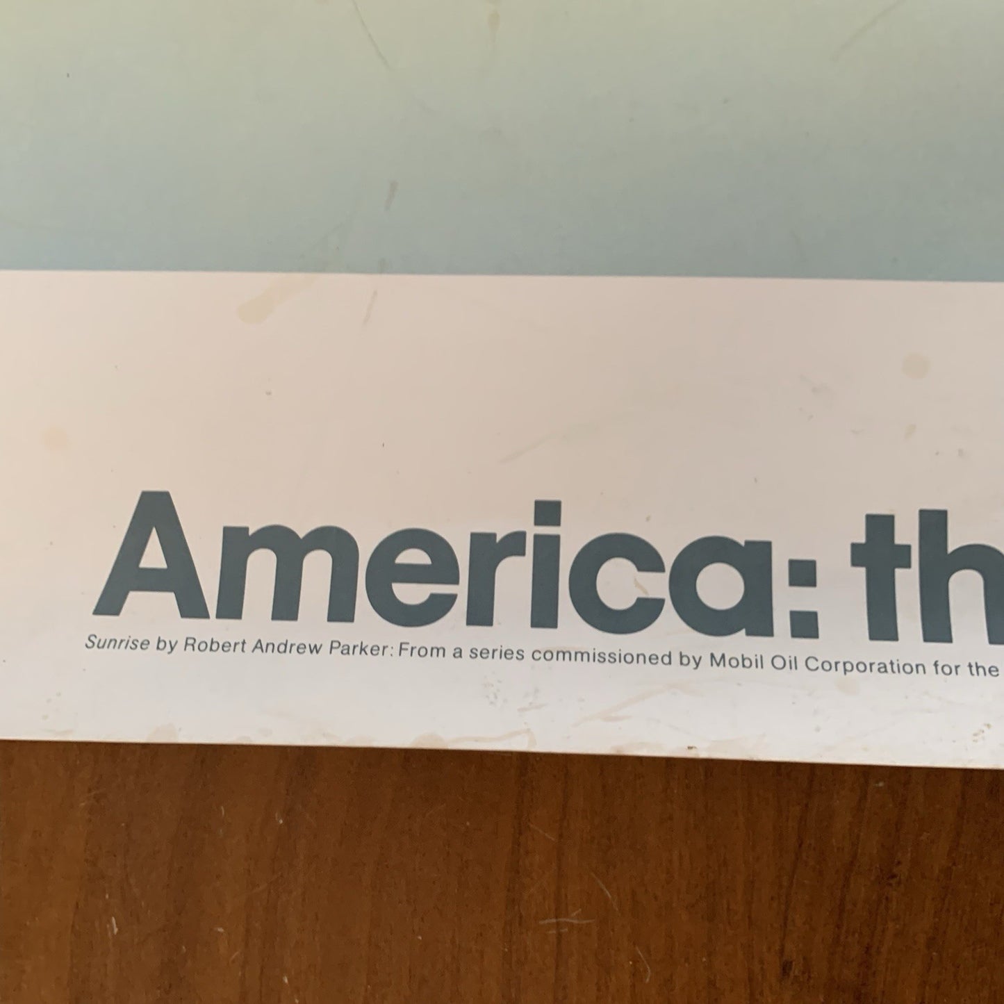 SUNRISE by Robert Andrew Parker. America: the third century. Poster Bicentennial