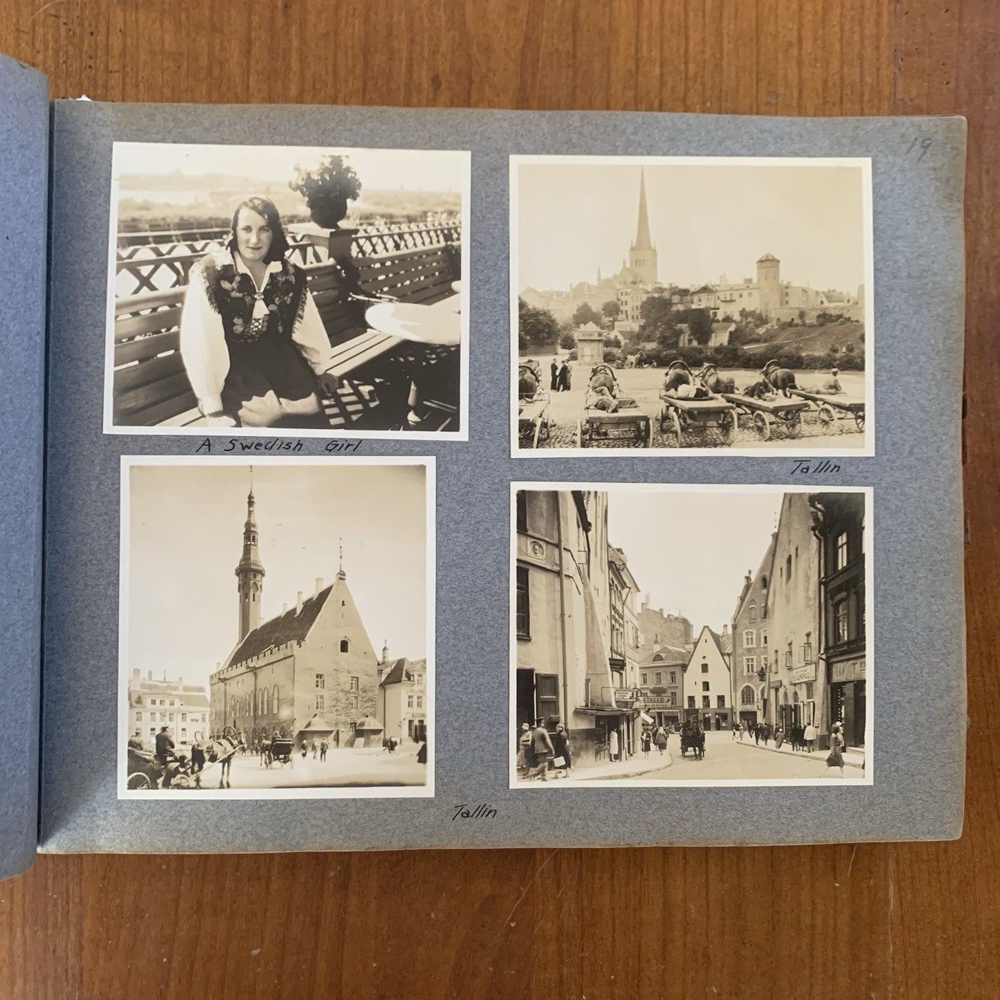1931 Travel Photo Album by Branson DeCou / Norway Sweden Estonia Russia Denmark