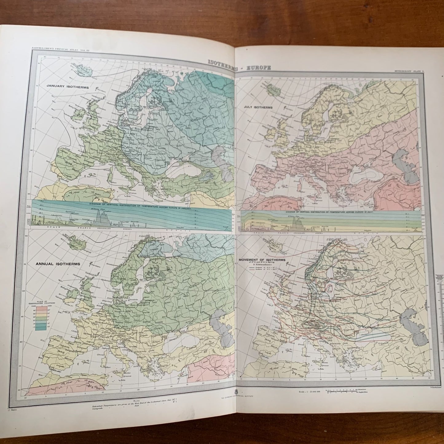 Bartholomew's Atlas of Meteorology: A Series of Over Four Hundred Maps.