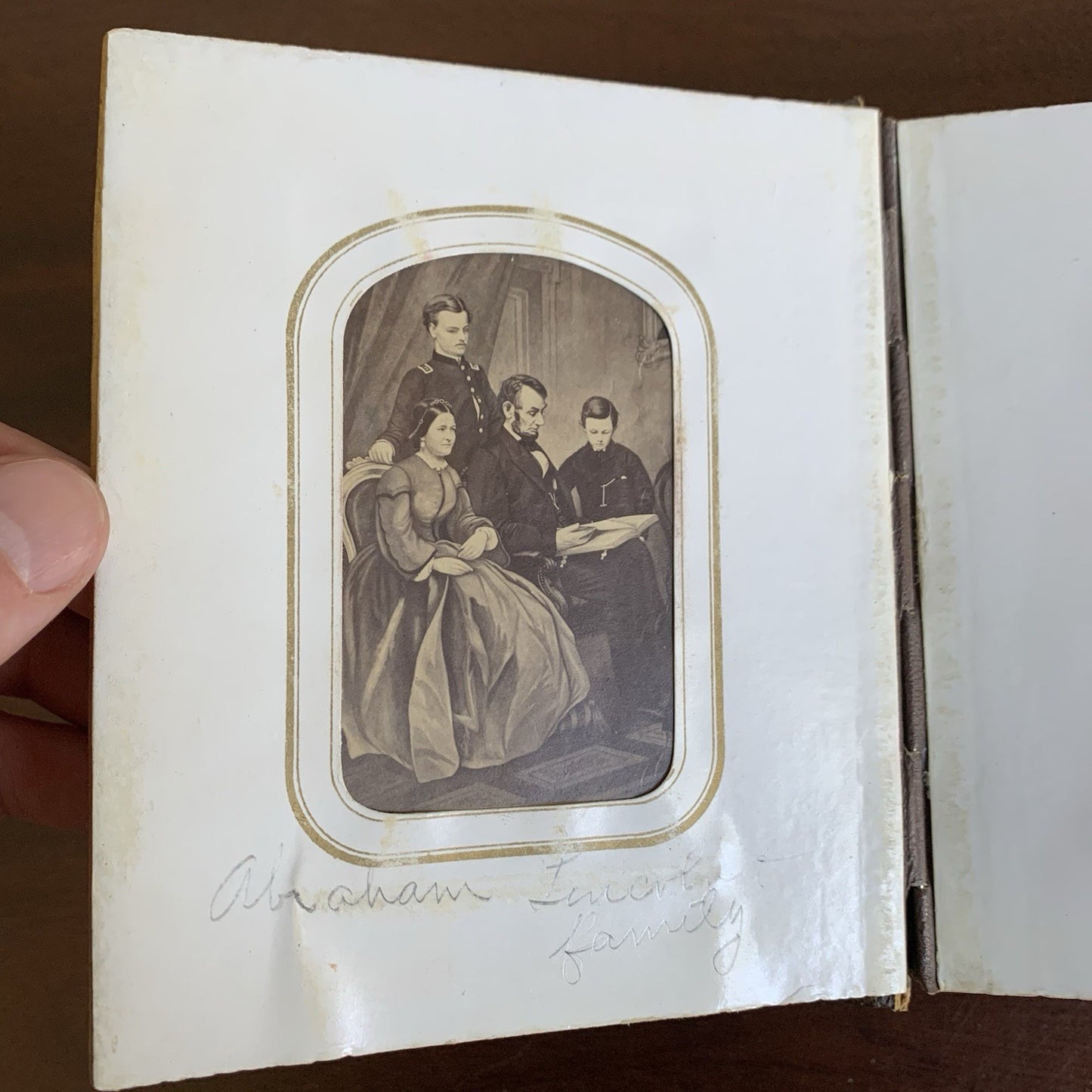 Civil War Era Photograph Album / Lincoln Sheridan Grant CDV O-93 Altemus Leather