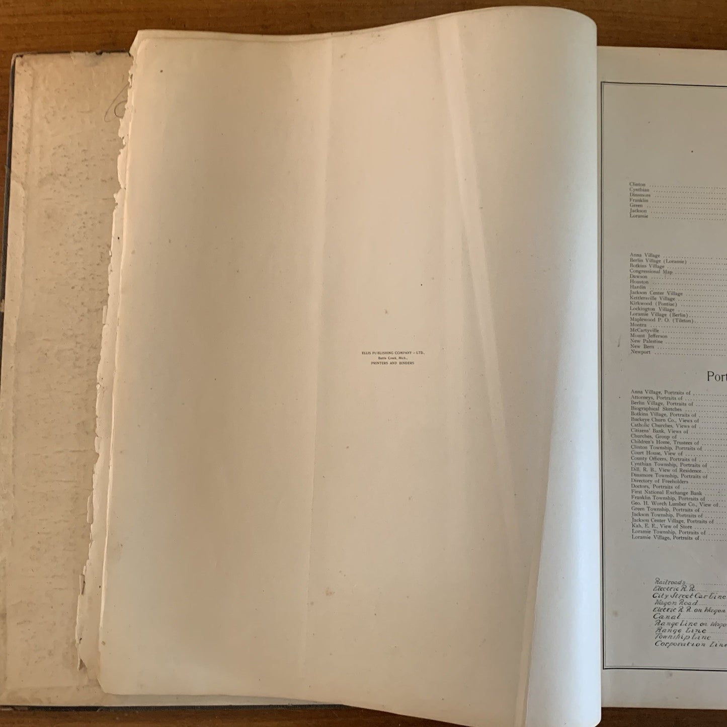 1900 Atlas and Directory of Shelby County Ohio / City Maps