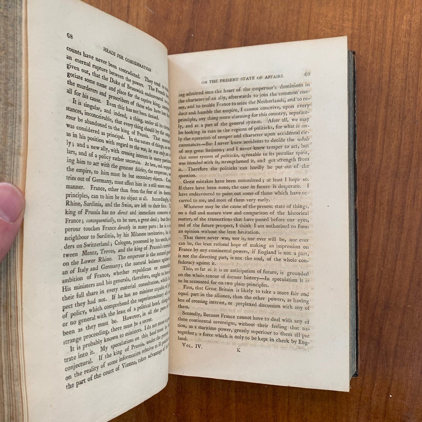 Works of the Right Honourable Edmund Burke VOL. IV 1807 1st American / Near Fine