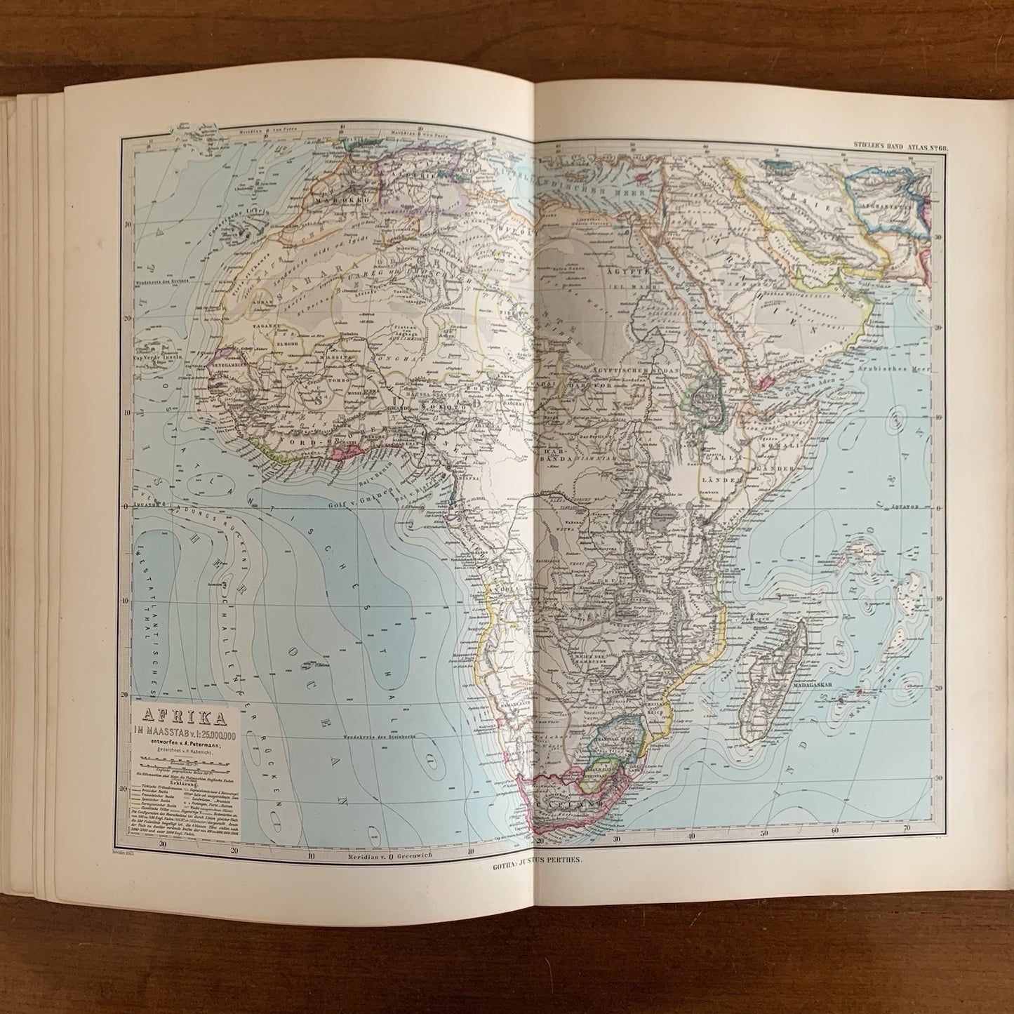 1879 Adolf Stielers Hand Atlas. 95 Maps from Across World