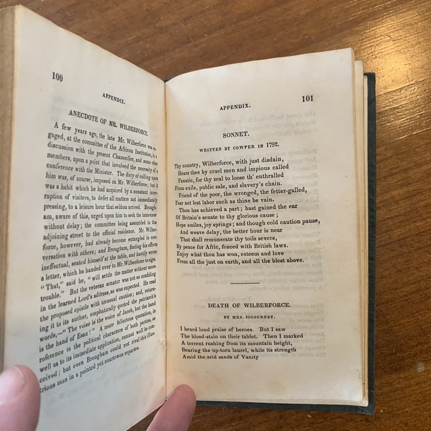 1836 Memoir of William Wilberforce by Thomas Price / Abolition