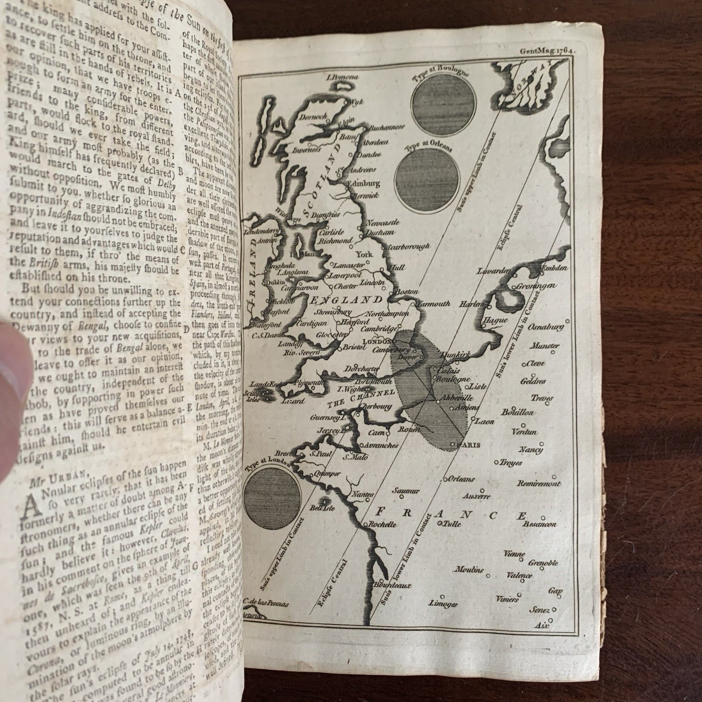 1764 The Gentlemans Magazine, and Historical Chronicle January through December