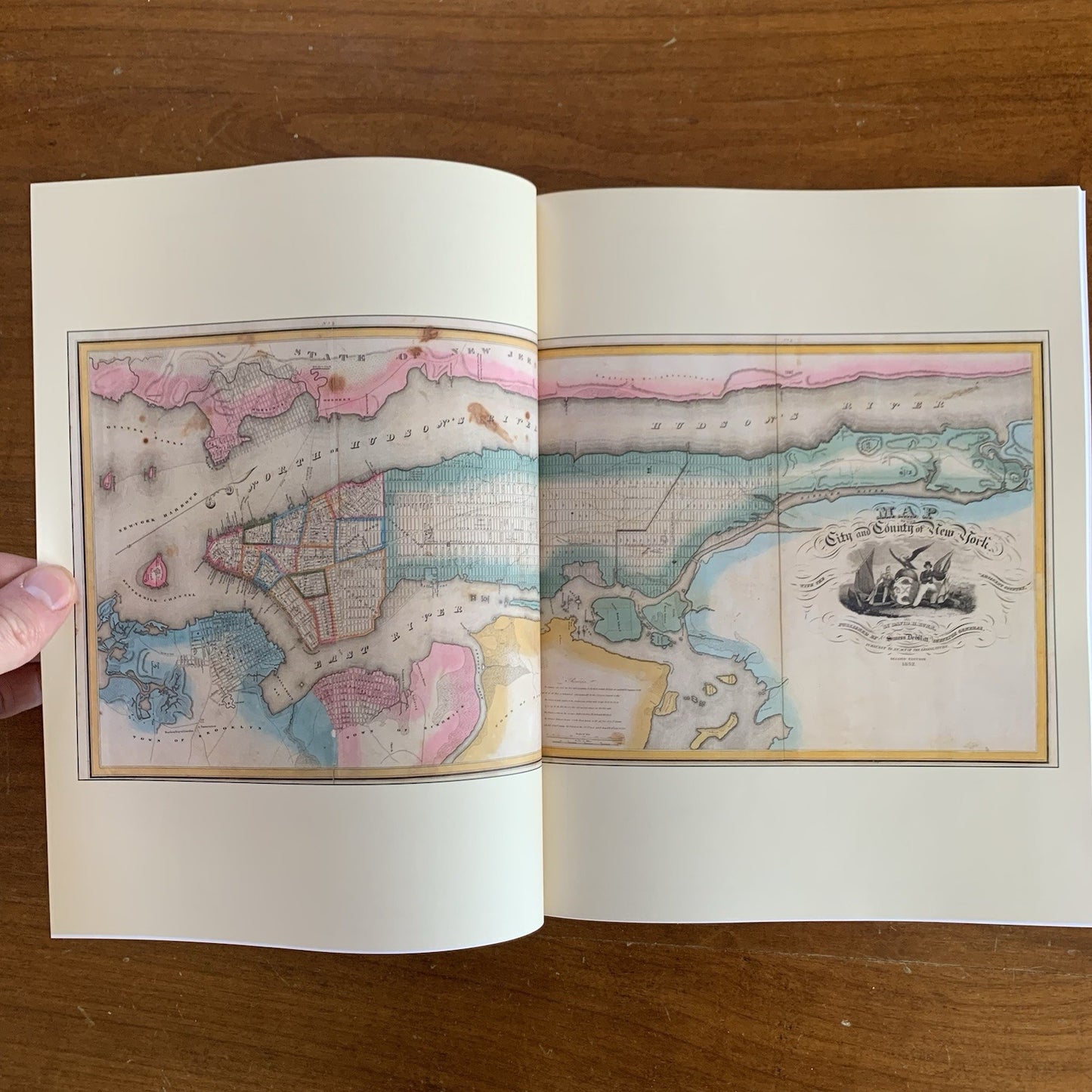 1832 Burr's Atlas of the State of New York / Facsimile David H. Burr