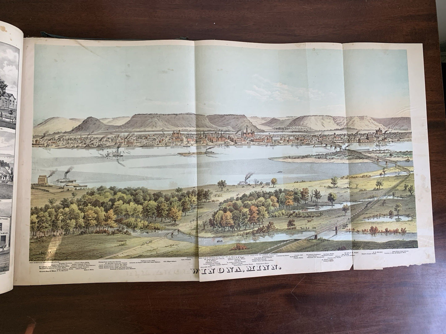 1874 Illustrated Historical Atlas of the State of Minnesota / DELUXE ED W VIEWS