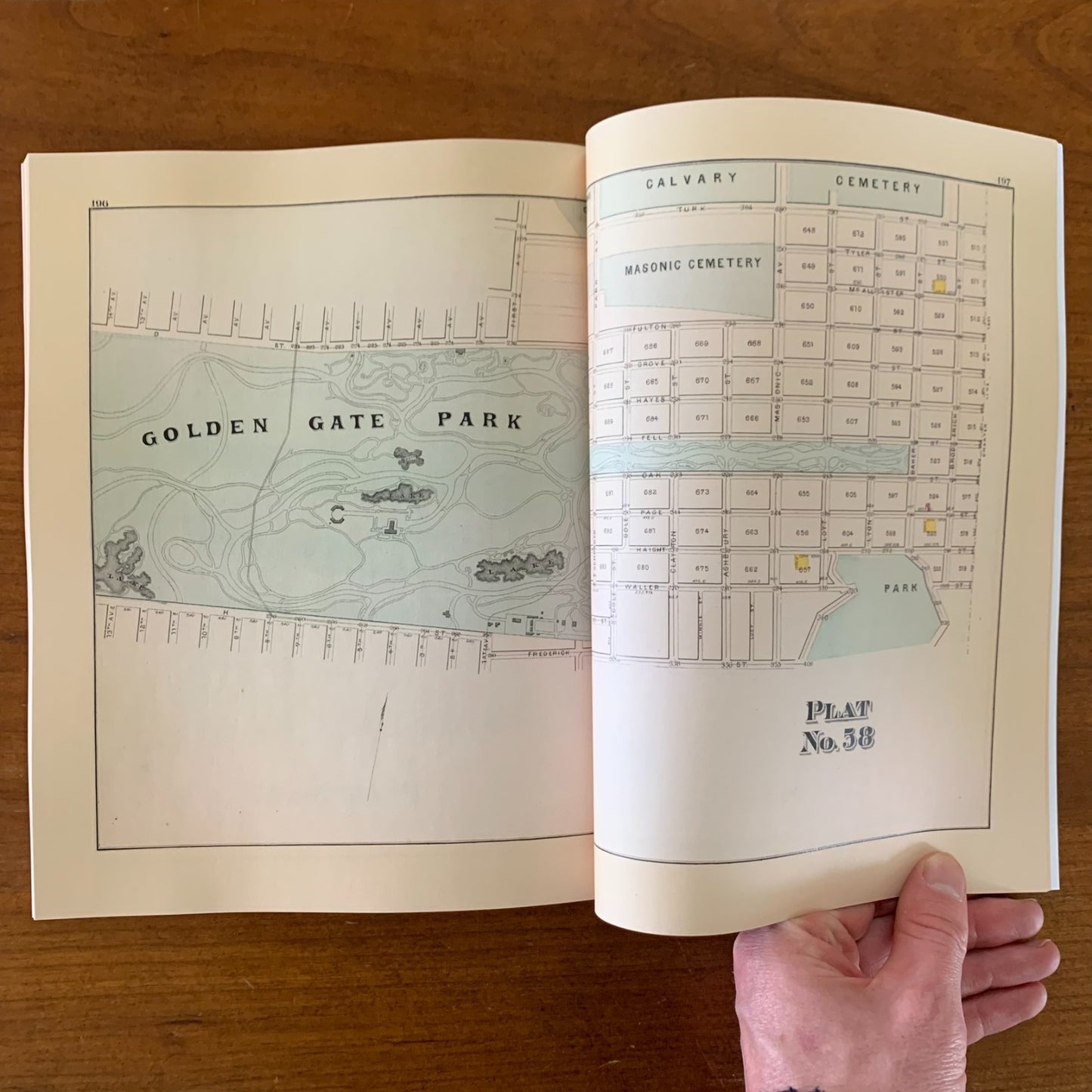 1876 Atlas of the City and County of San Francisco / Facsimile