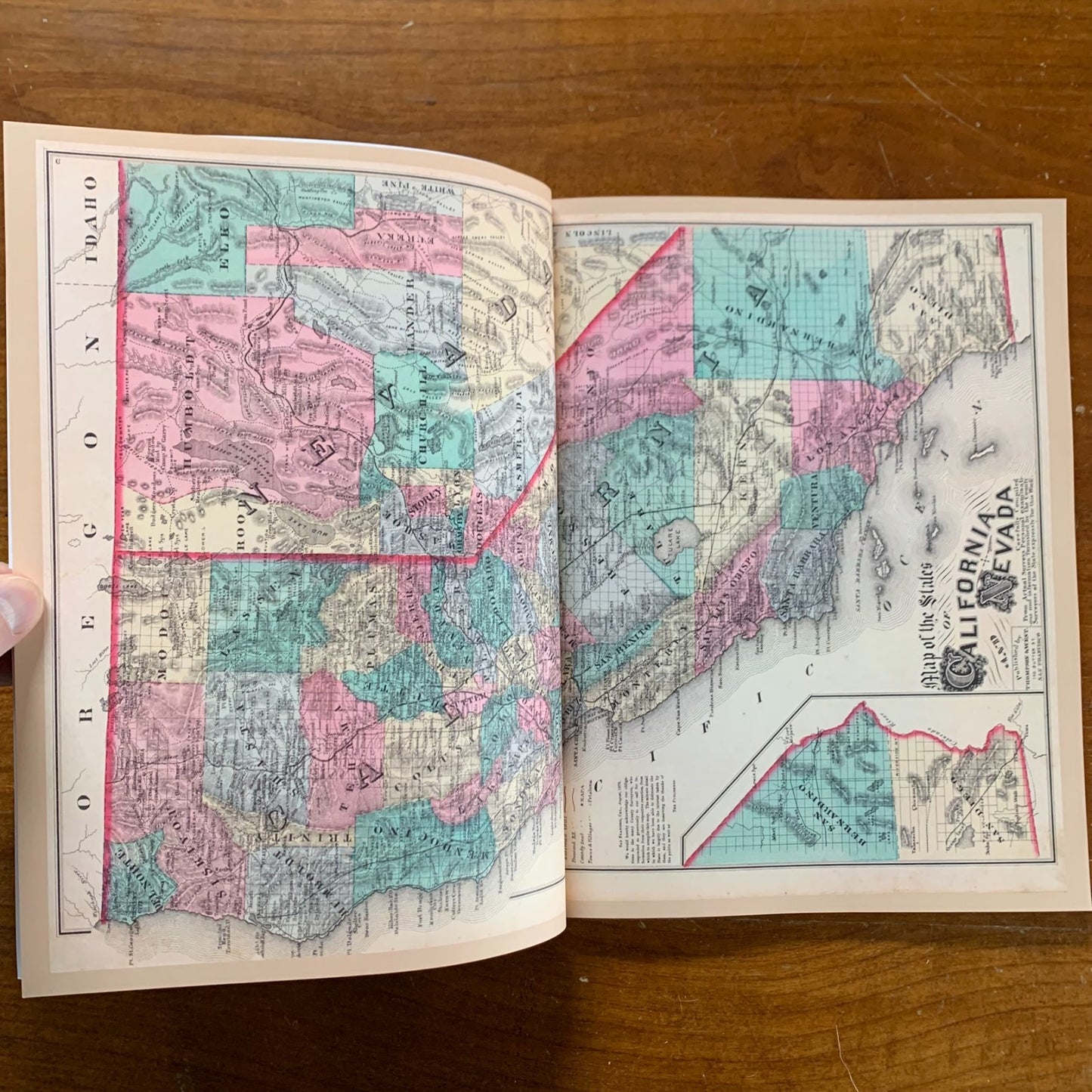 1878 Official and Historical Atlas Map of Alameda County, California / Facsimile