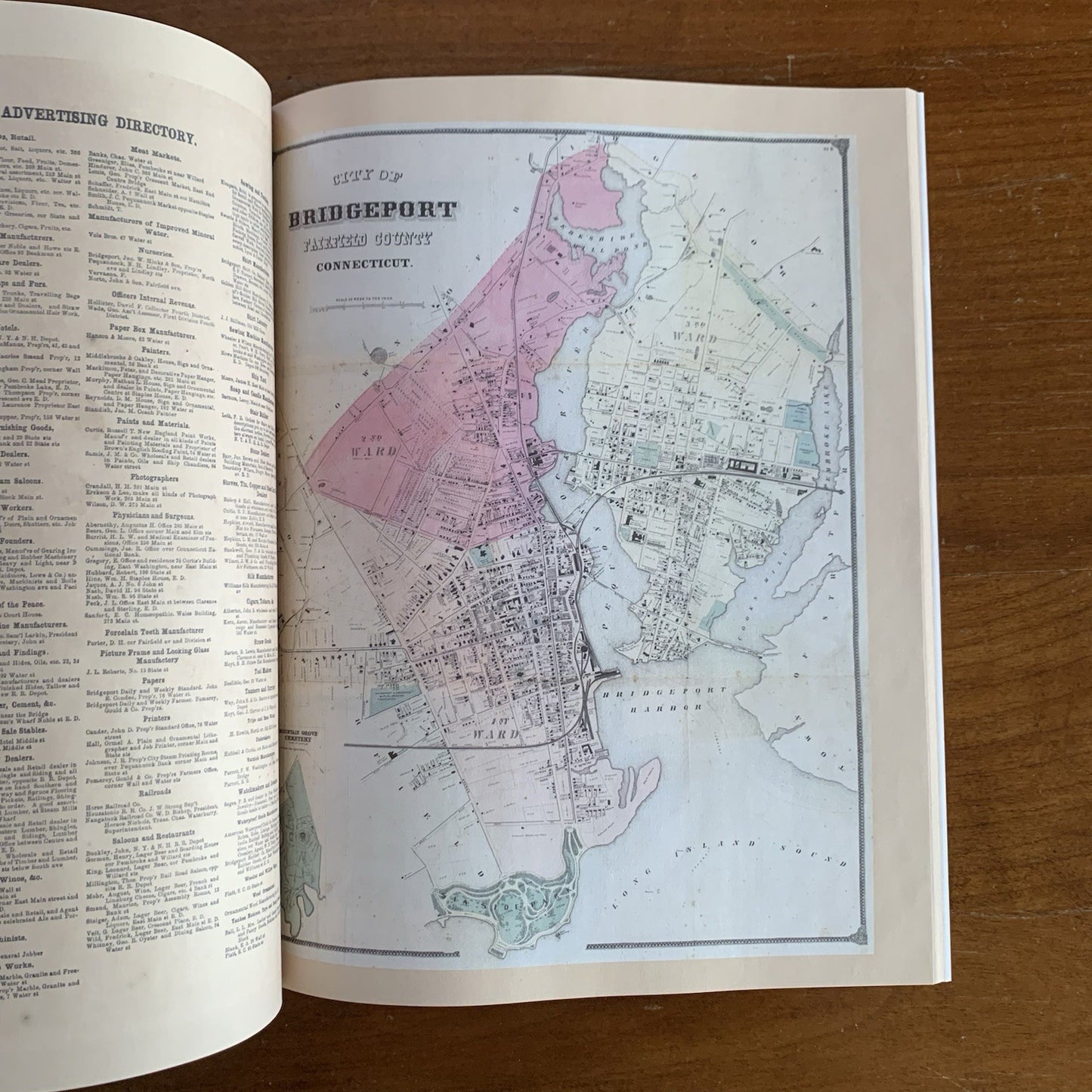 1867 Atlas Of New York And Vicinity - F.W. Beers - Connecticut Edition Facsimile