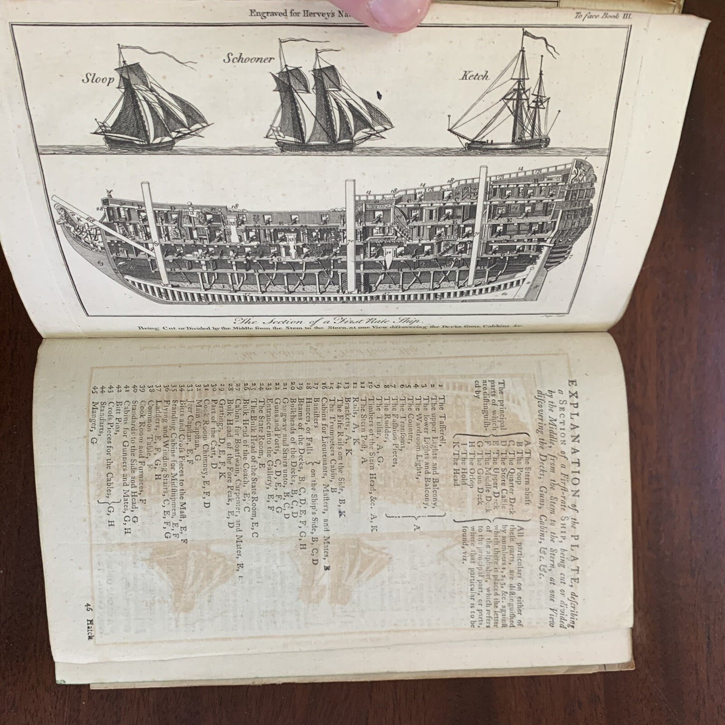 1780 5 Vol / The Naval History of Great Britain by Frederic Hervey
