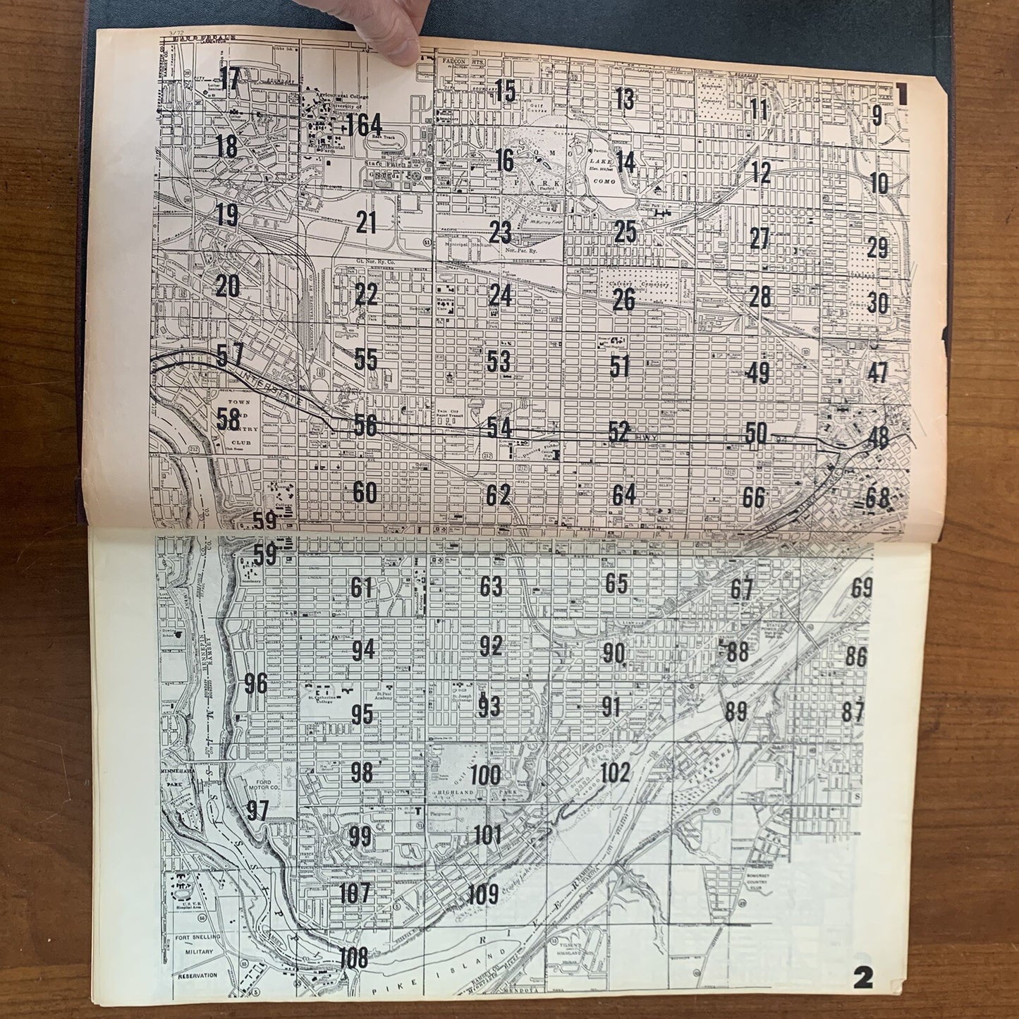 1960 Platbook City of St. Paul, All of Ramsey County Dakota Washington Minnesota