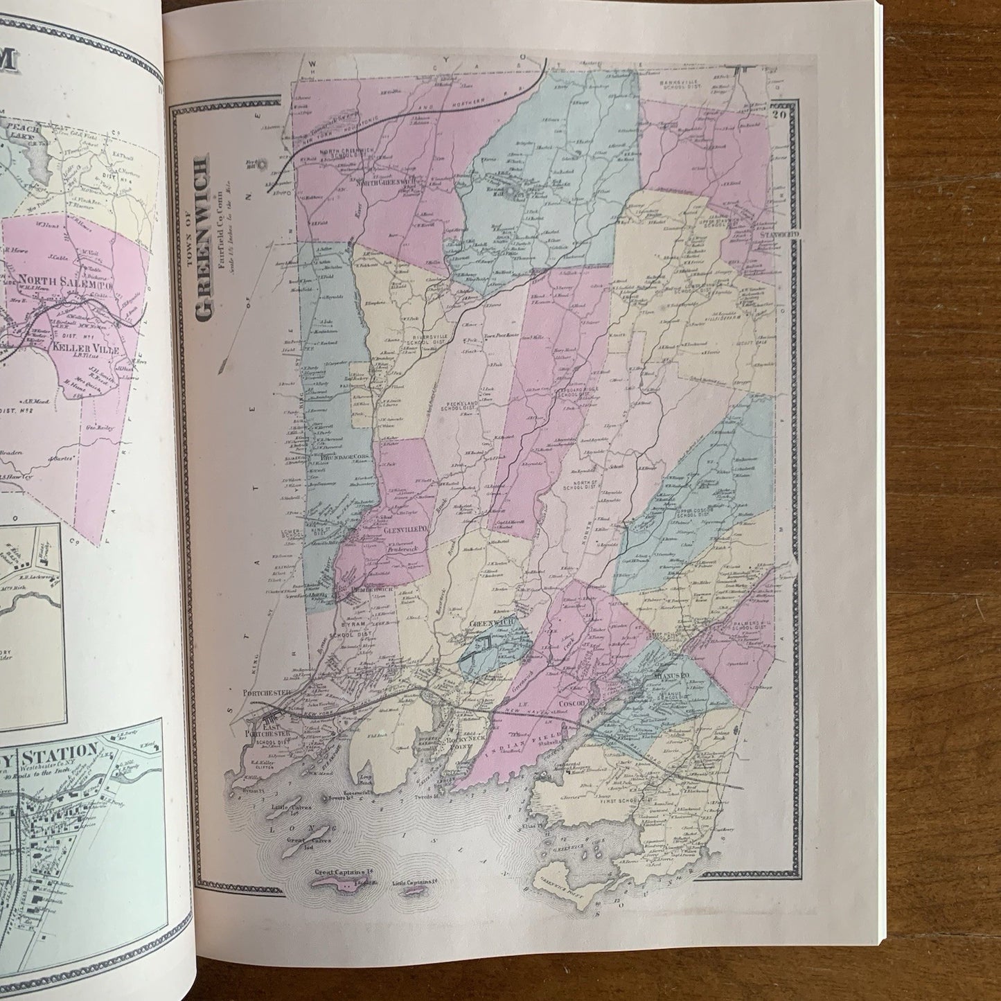 1867 Atlas Of New York And Vicinity - F.W. Beers - Connecticut Edition Facsimile