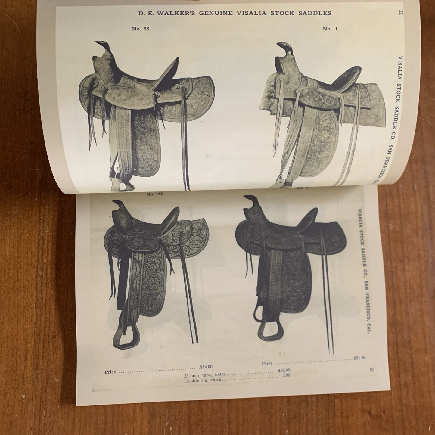 1911 Visalia Stock Saddle Co. Catalogue catalog No.17 Horse Tack FACSIMILE