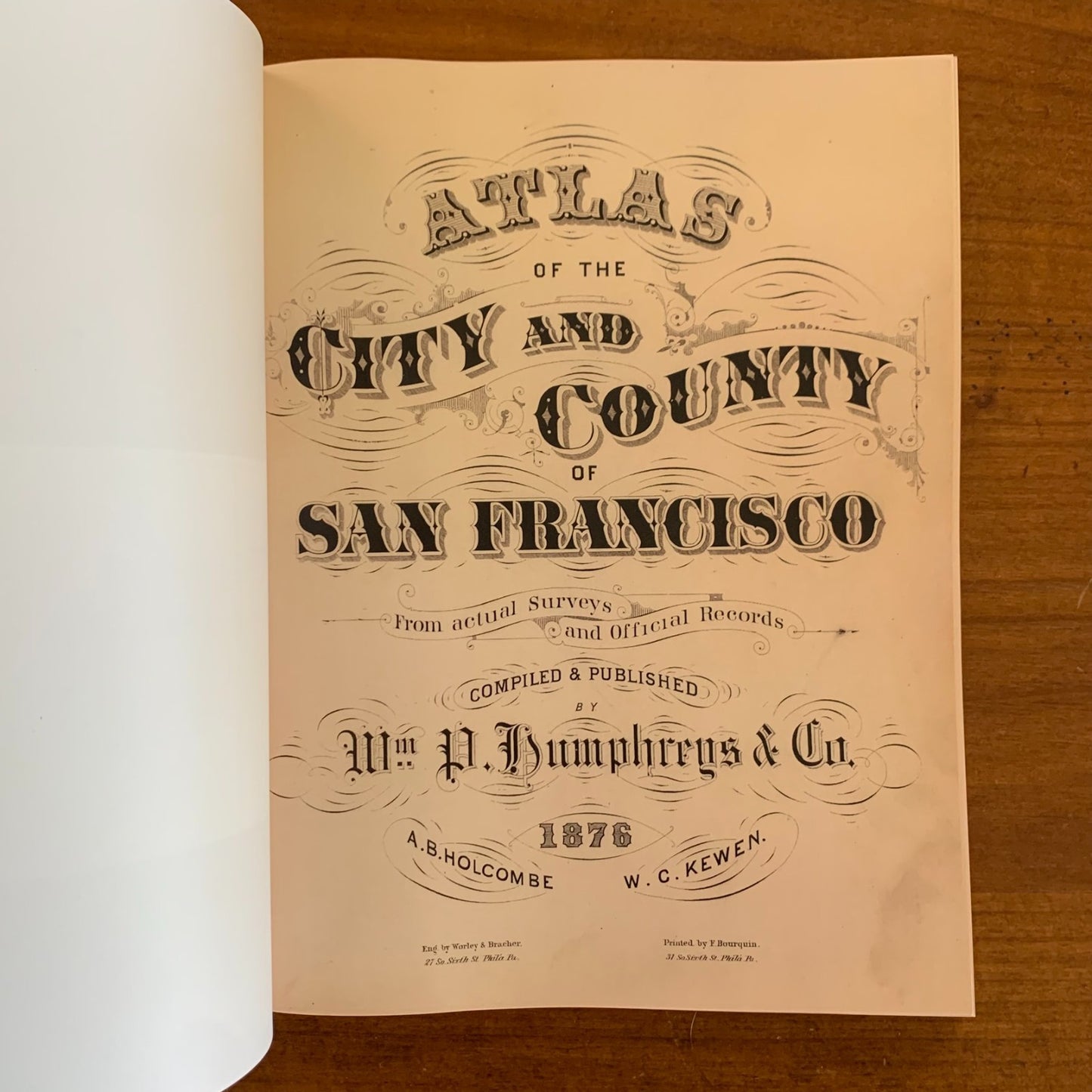 1876 Atlas of the City and County of San Francisco / Facsimile