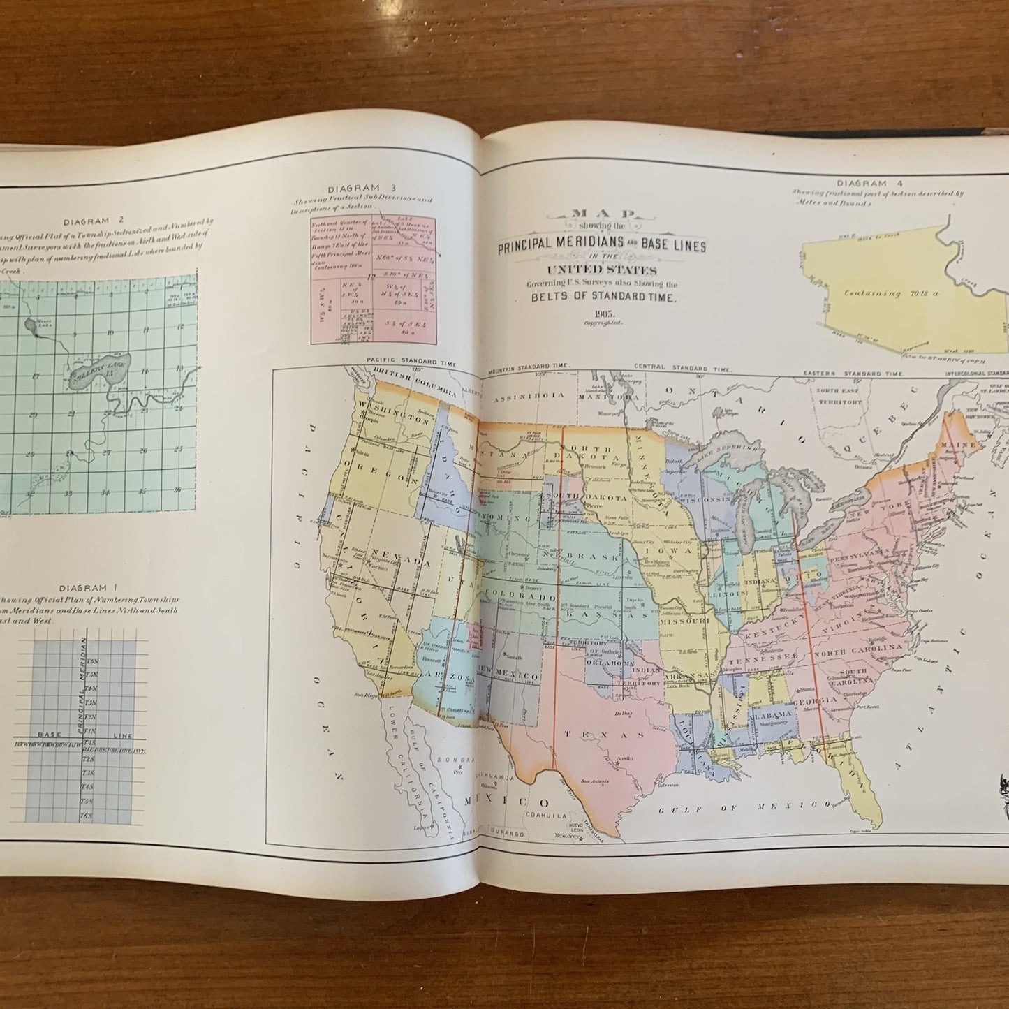 1907 Atlas of Marshall County Iowa / Plat Book Maps United States