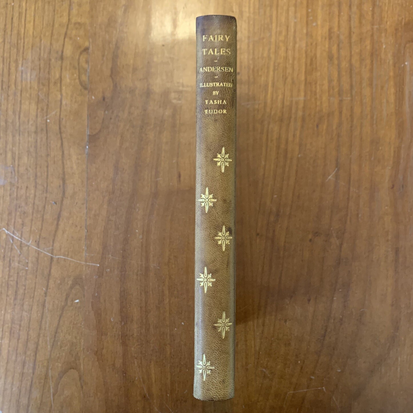 1945 Fairy Tales Hans Christian Andersen Illus Tasha Tudor Leather Bennett Copy