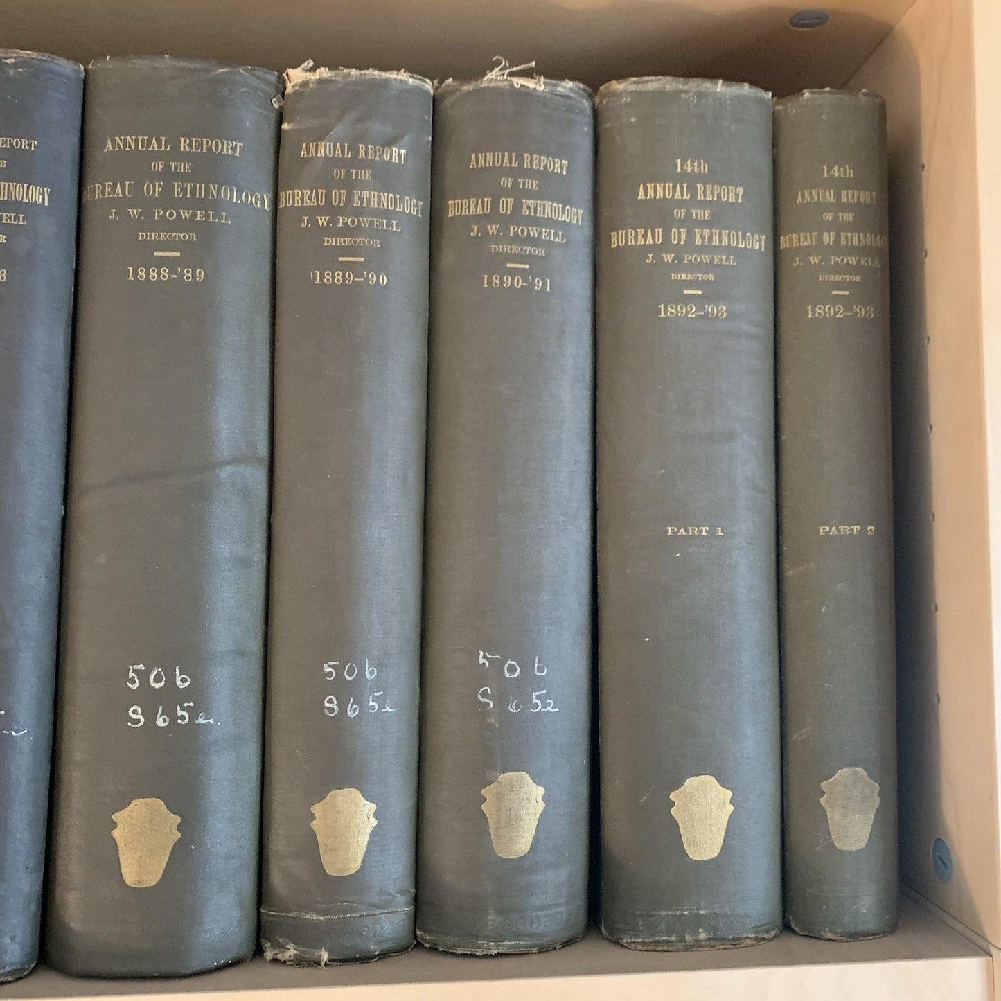 Annual Report of the Bureau of Ethnology / Volumes 1 - 44; 1879 - 1927 (partial)