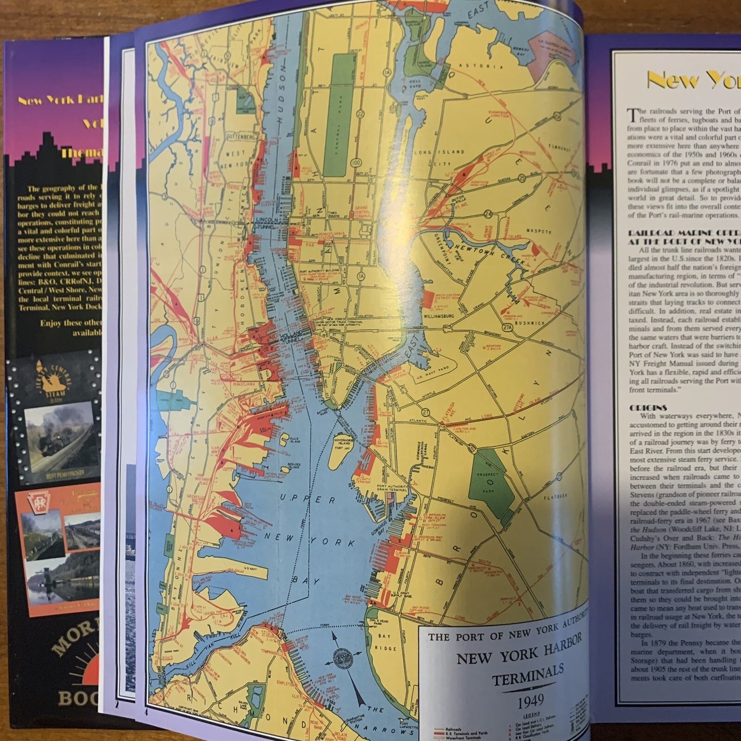 NEW YORK HARBOR RAILROADS 'In Color' VOL. 1 &2 by THOMAS R FLAGG 2000 & 2002