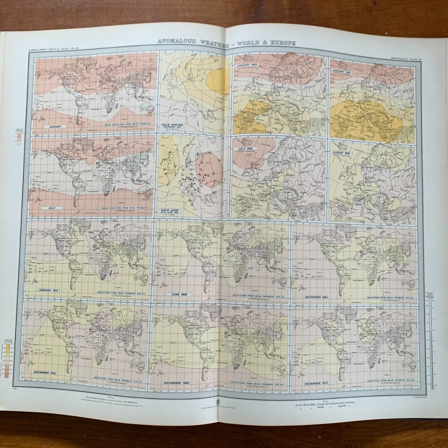 Bartholomew's Atlas of Meteorology: A Series of Over Four Hundred Maps.