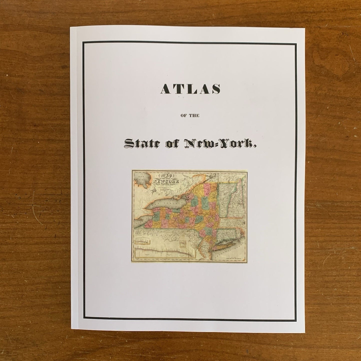1832 Burr's Atlas of the State of New York / Facsimile David H. Burr
