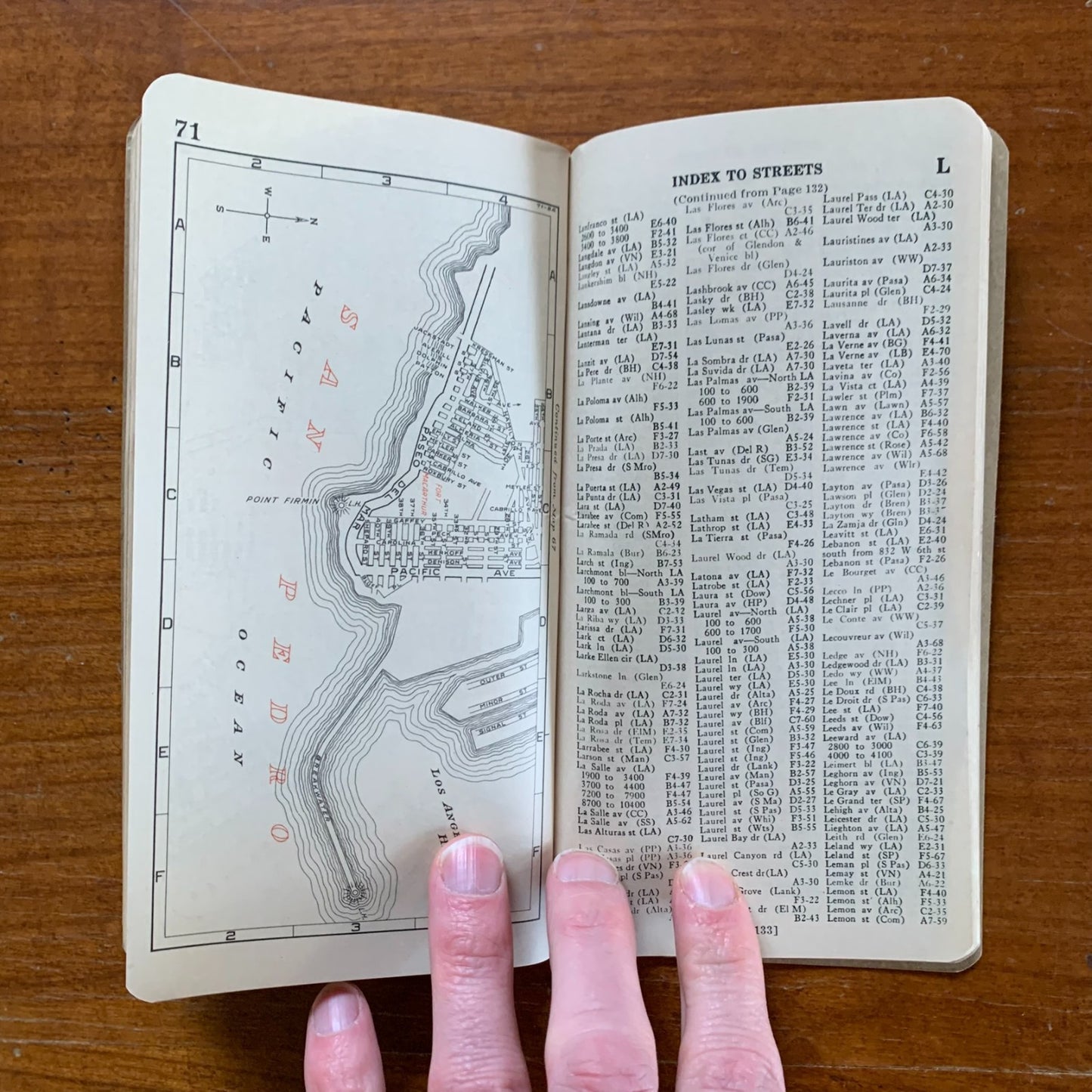 1929 Gillespie's Guide and Atlas of Los Angeles
