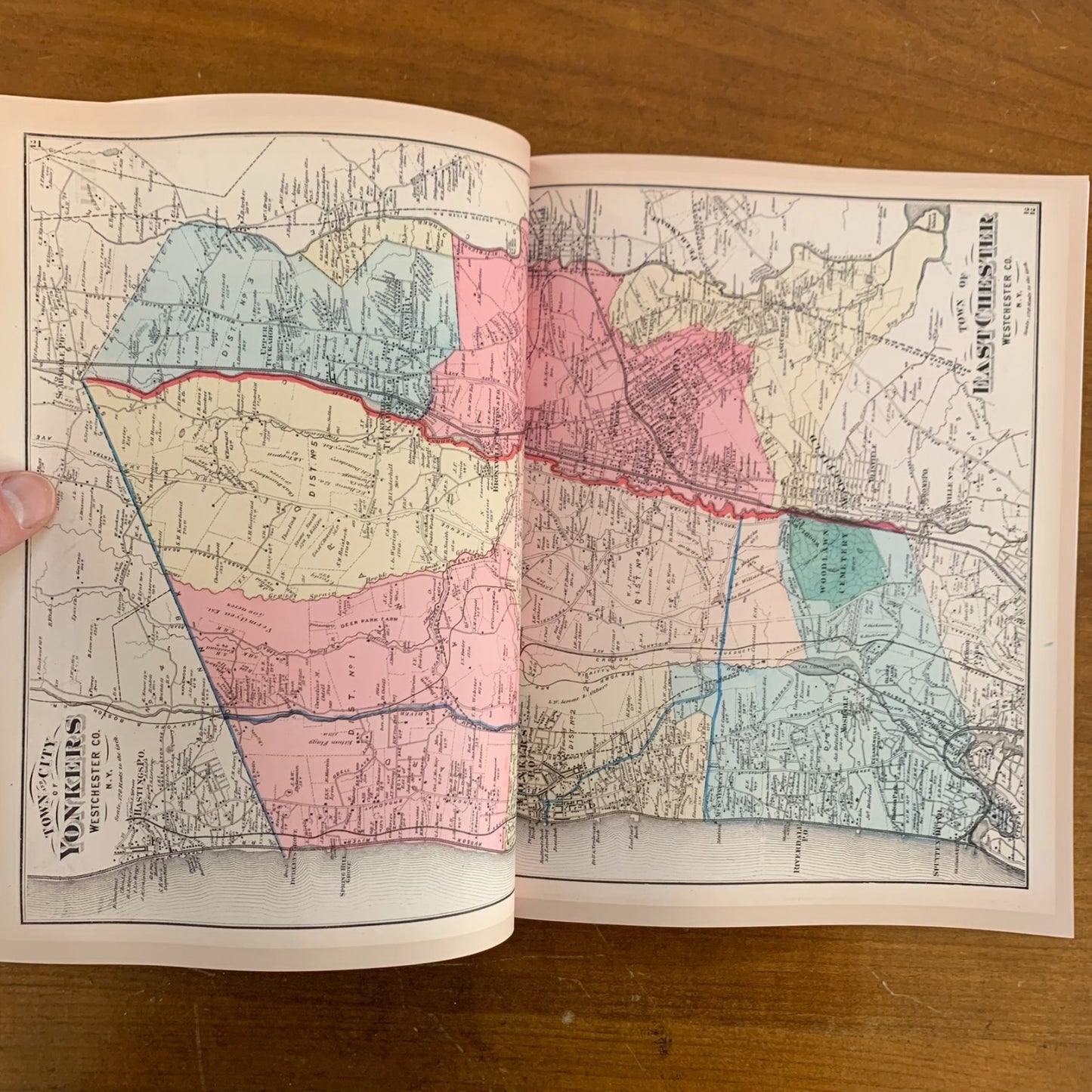 1872 County Atlas Of Westchester New York / Facsimile