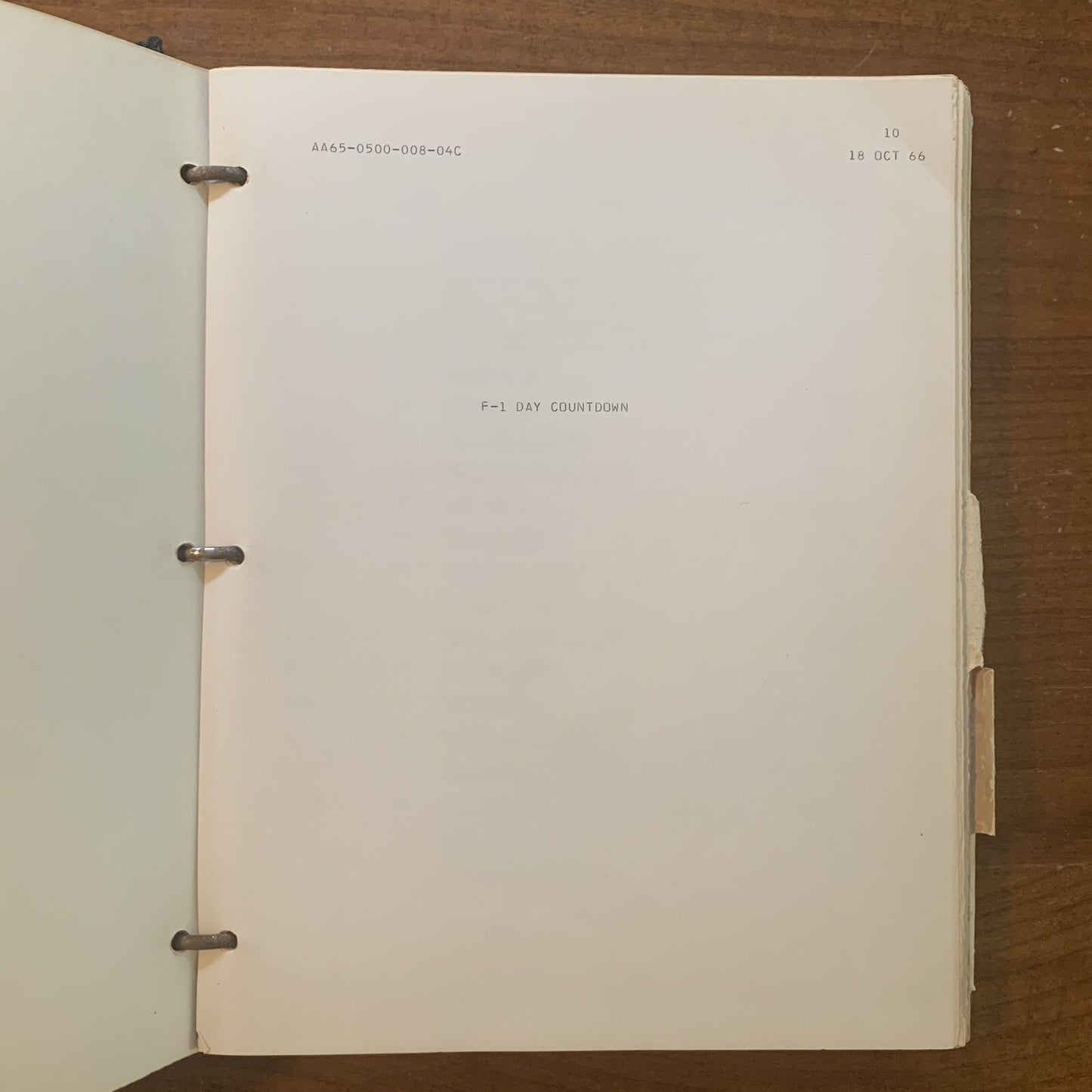 Atlas / Centaur AC-9 Launch Countdown Manual General 18 Oct 1966