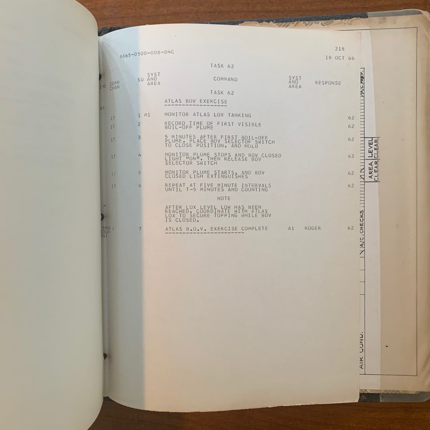 Atlas / Centaur AC-9 Launch Countdown Manual General 18 Oct 1966