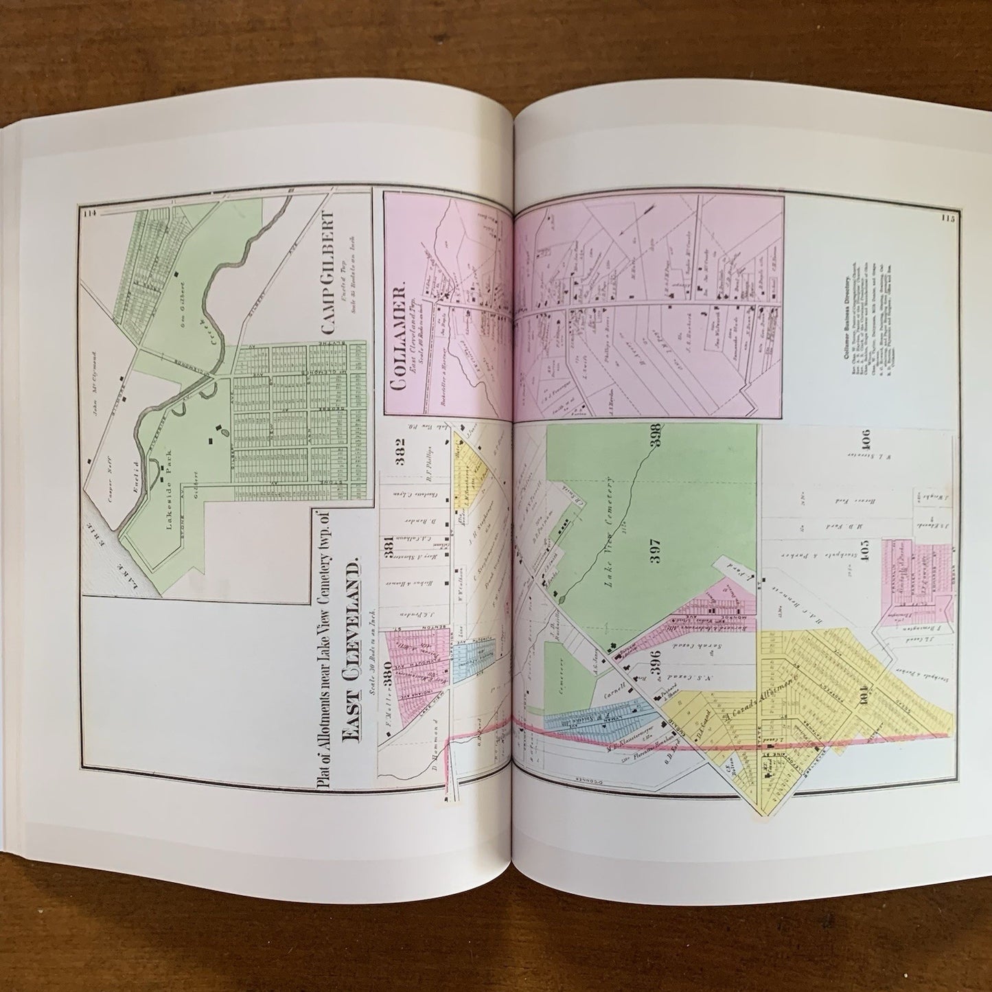 1874 Atlas of Cuyahoga County, Ohio / Cleveland Facsimile