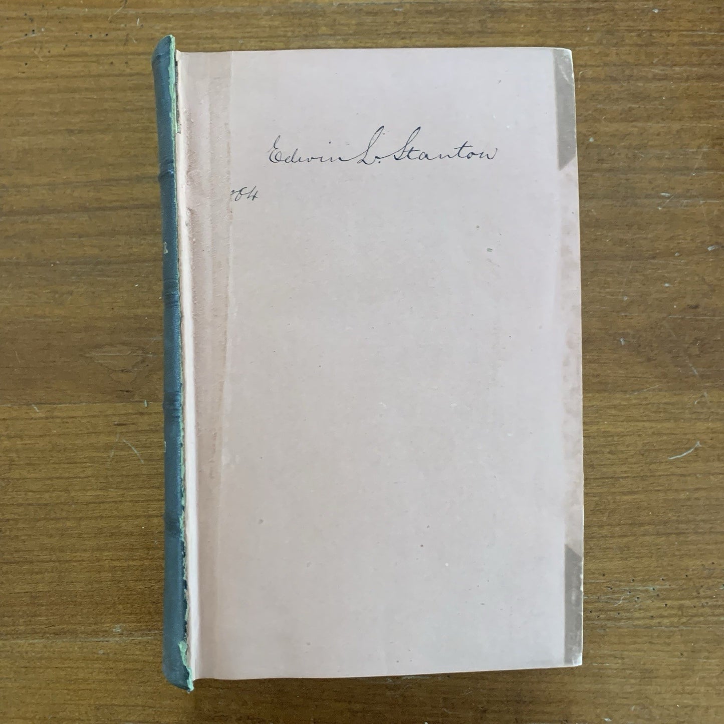SIGNED Edwin L Stanton / Lincoln State of the Union Diplomatic Correspondence