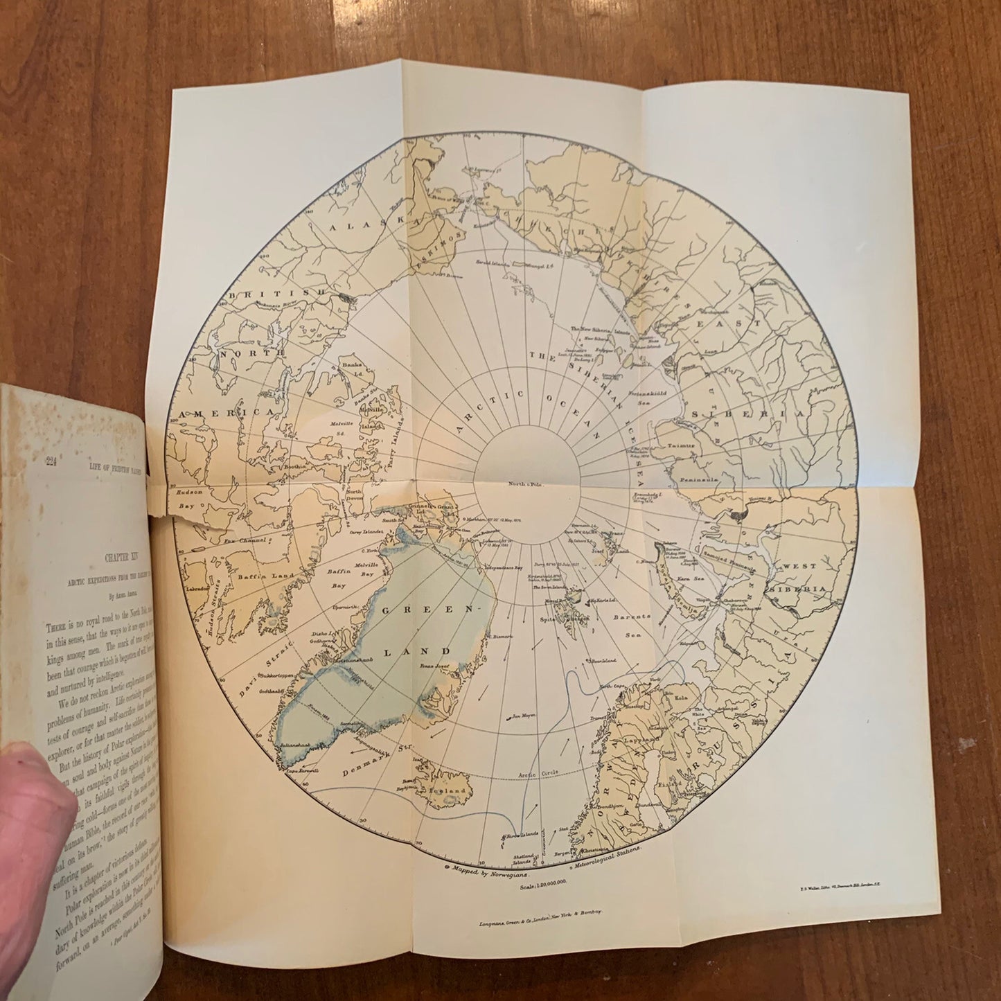 1896 Fridtjof Nansen 1861-1893 by Brogger and Rolfsen w/ Illustrations Maps
