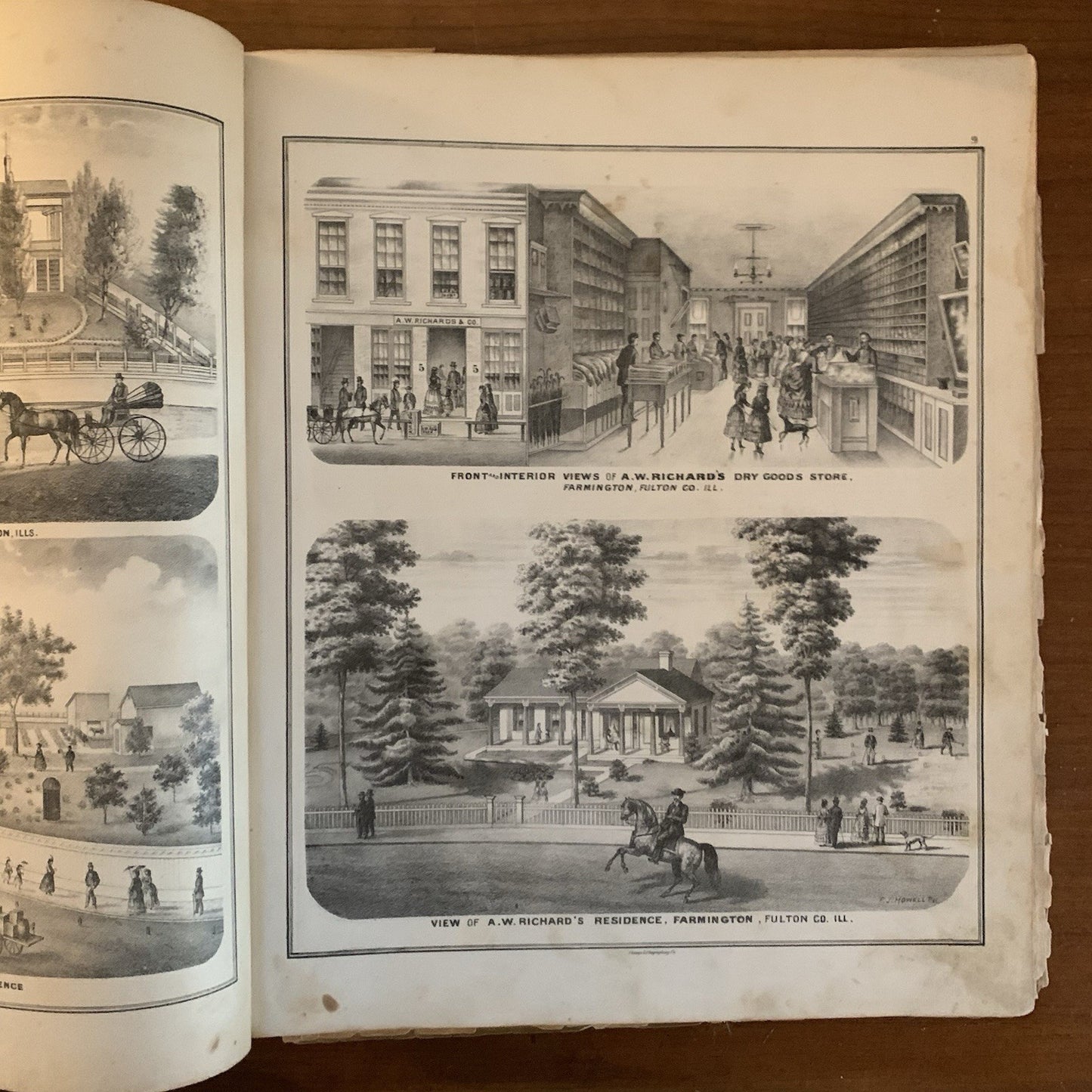 1871 Atlas Map of Fulton County, Illinois / Andreas