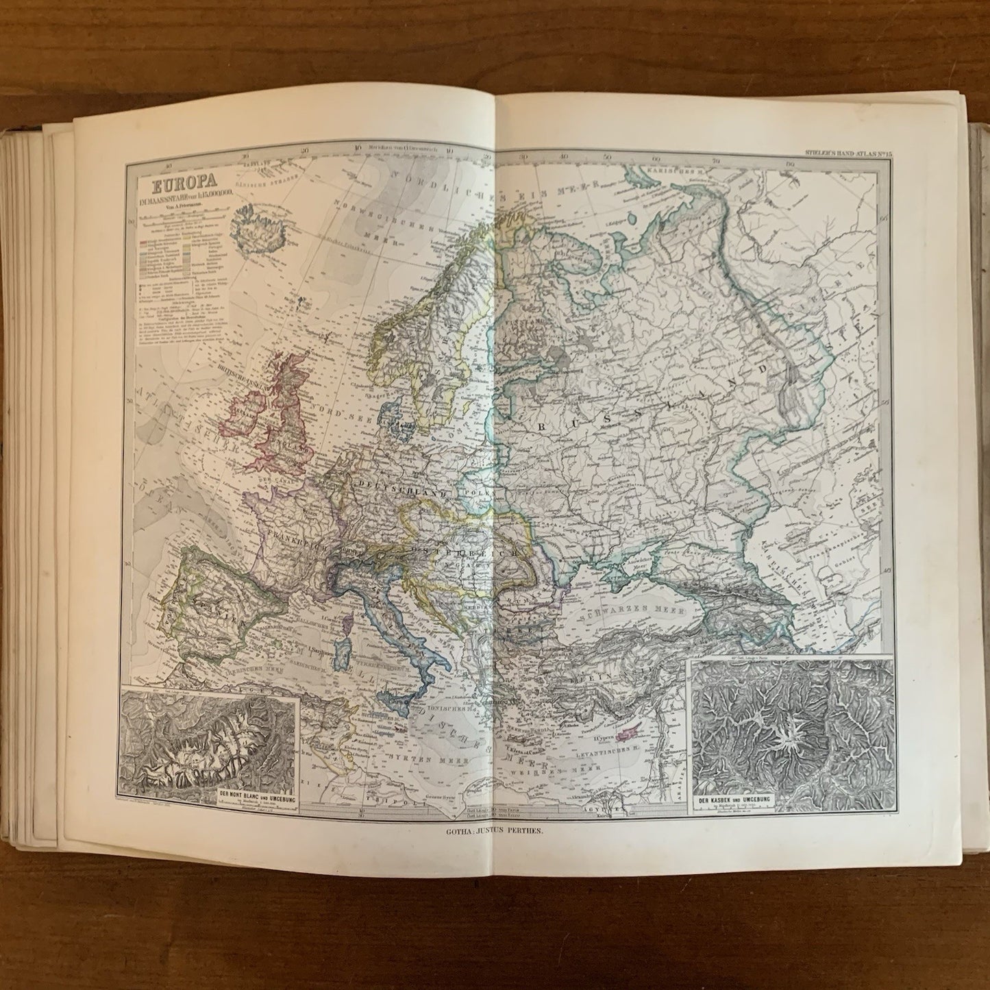 1879 Adolf Stielers Hand Atlas. 95 Maps from Across World