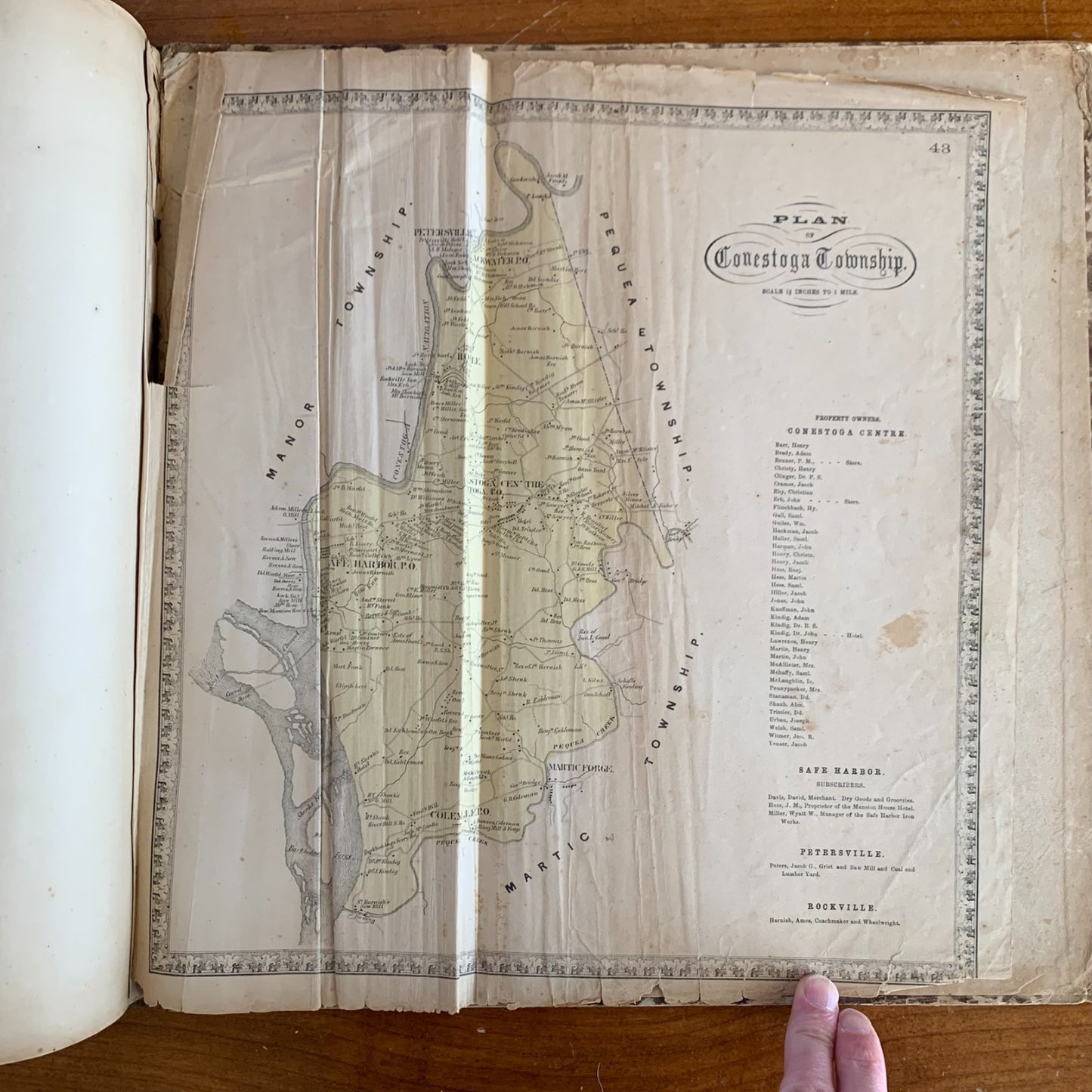 1864 Bridgens Atlas Lancaster County, Pennsylvania / Maps