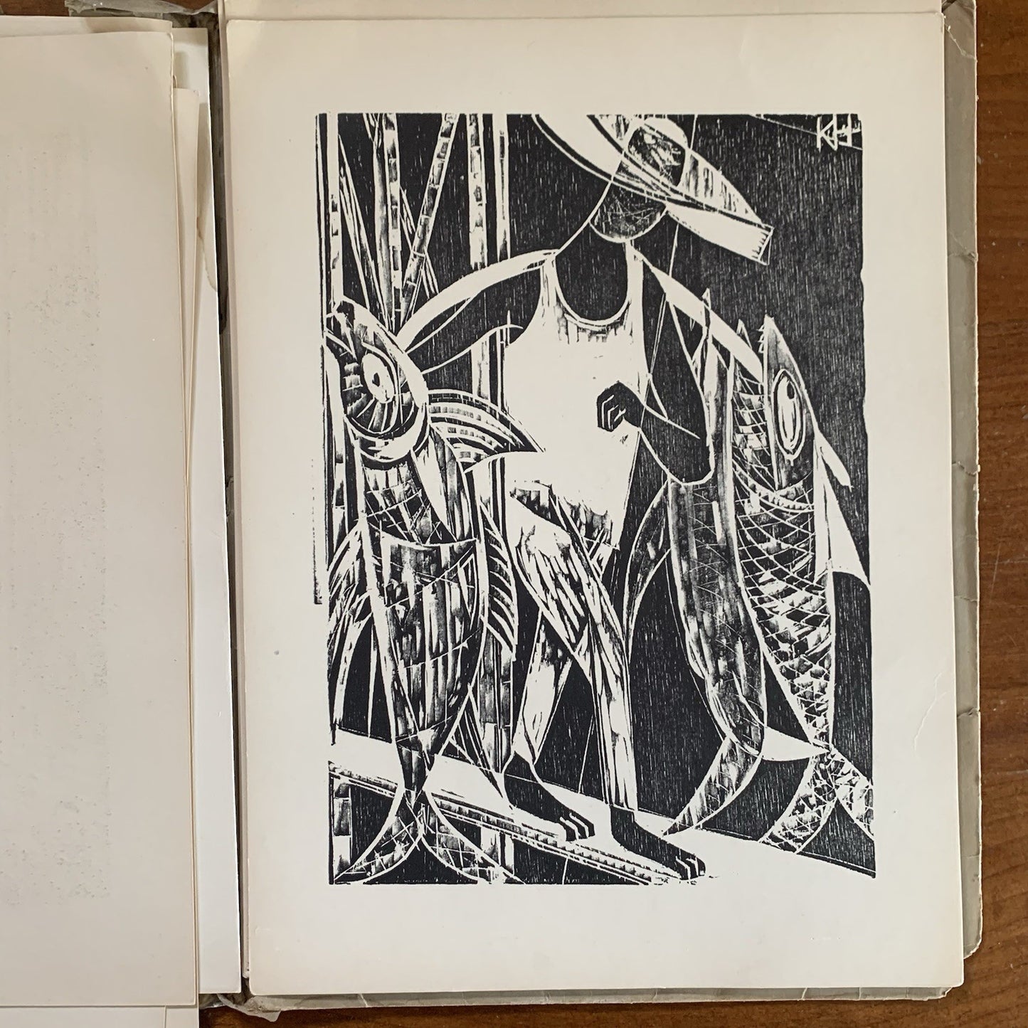 SIGNED Wood-engravings from Karl-Heinz Hansen. 1955