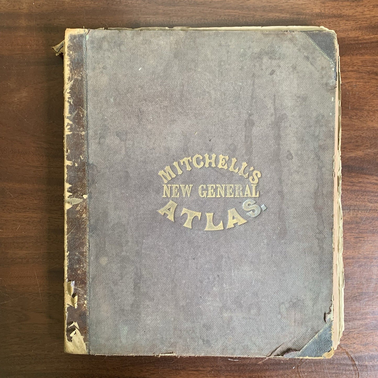 1861 Mitchells New General Atlas / Maps World United States Hand Colored VG