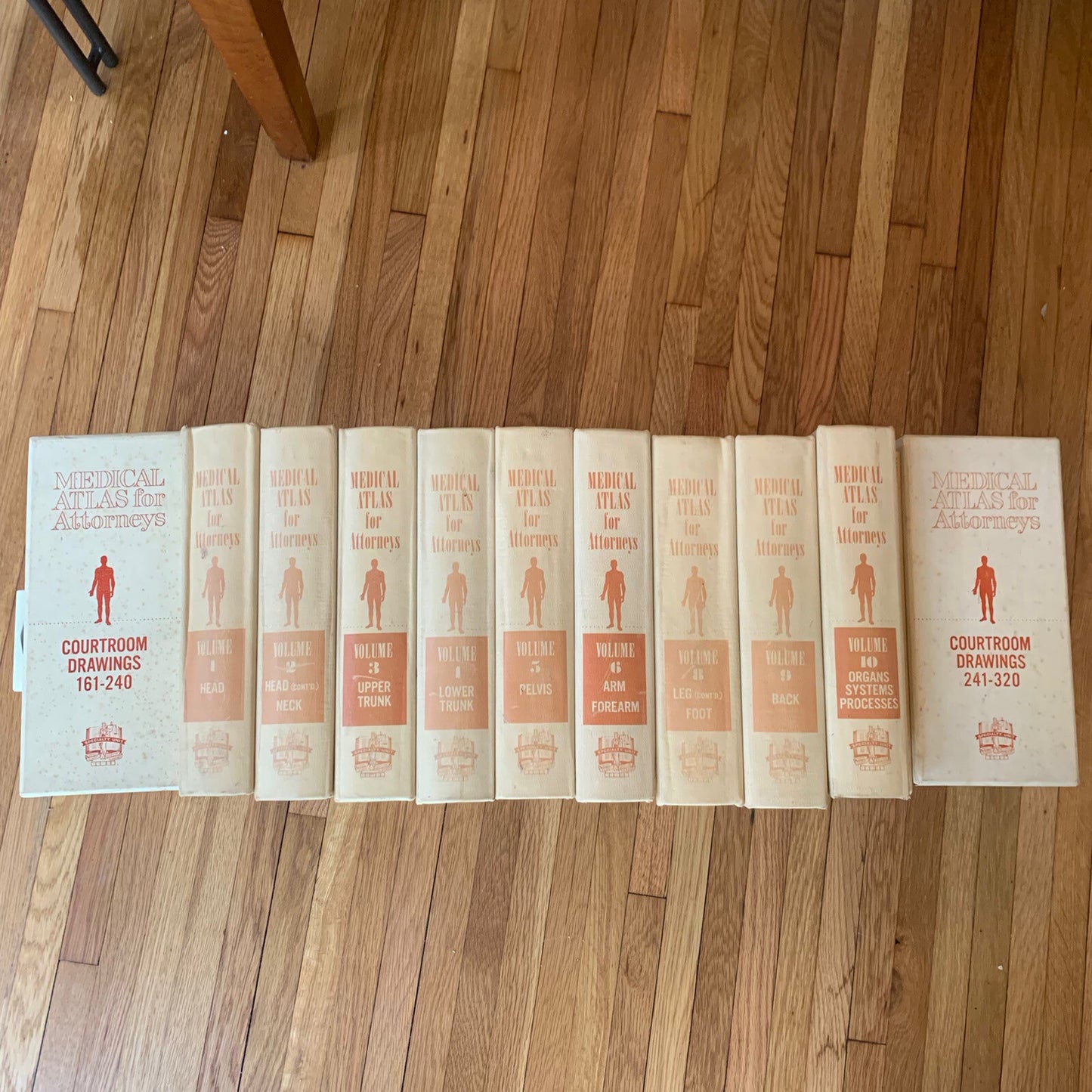 Medical Atlas For Attorneys / Courtroom Drawings / Harold Williams / 1960s Legal