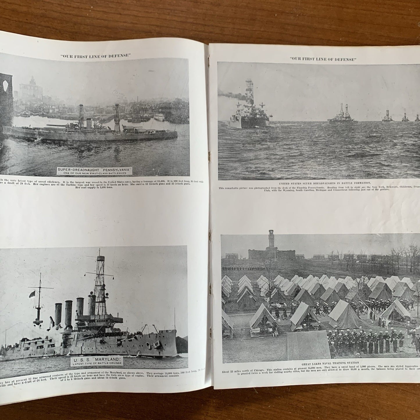 1919 Atlas and Plat Book of Clinton County Indiana World War 1 History Pictures