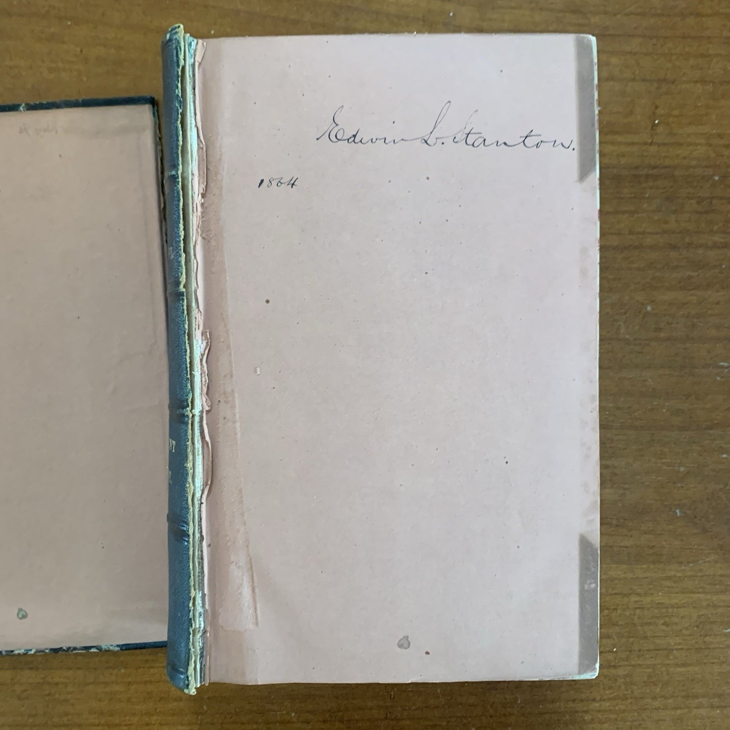 SIGNED Edwin L Stanton / Lincoln State of the Union Diplomatic Correspondence