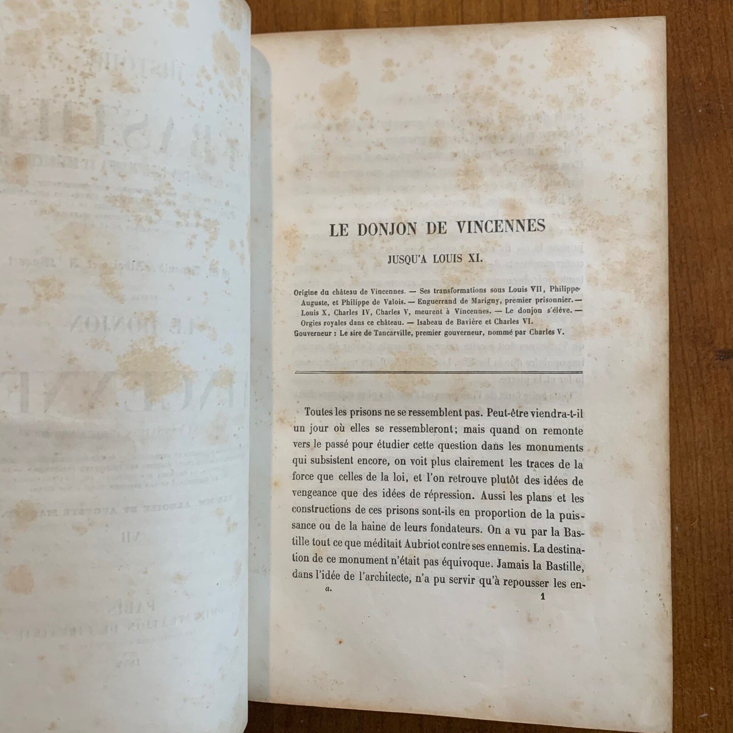 4 Vol 1844 1st ed History of the BASTILLE French Revolution Illustrated