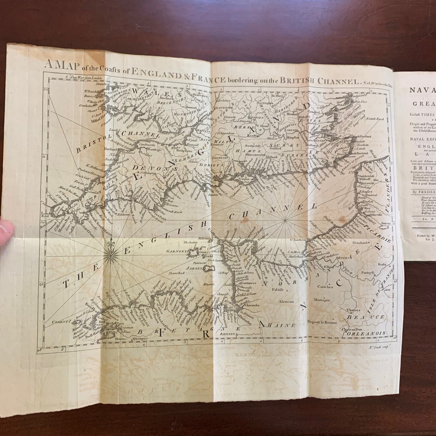 1780 5 Vol / The Naval History of Great Britain by Frederic Hervey
