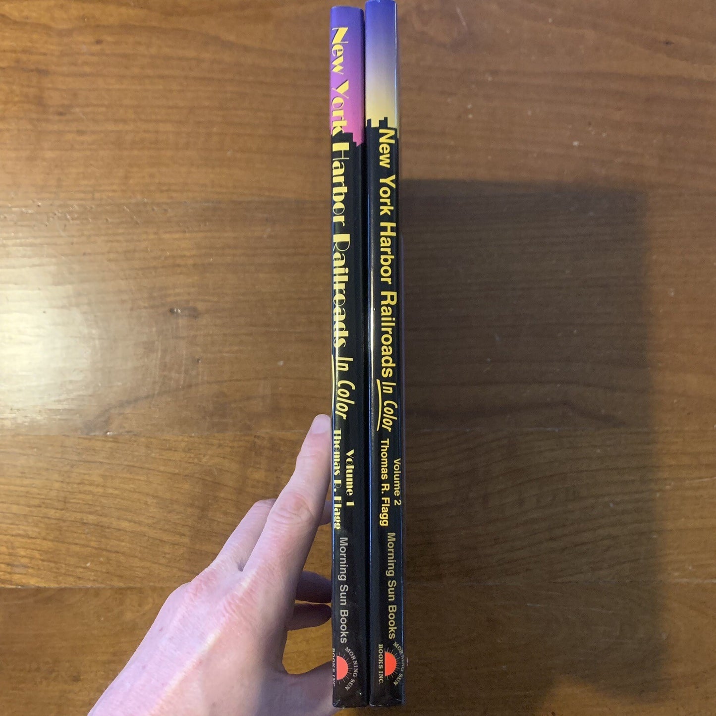 NEW YORK HARBOR RAILROADS 'In Color' VOL. 1 &2 by THOMAS R FLAGG 2000 & 2002