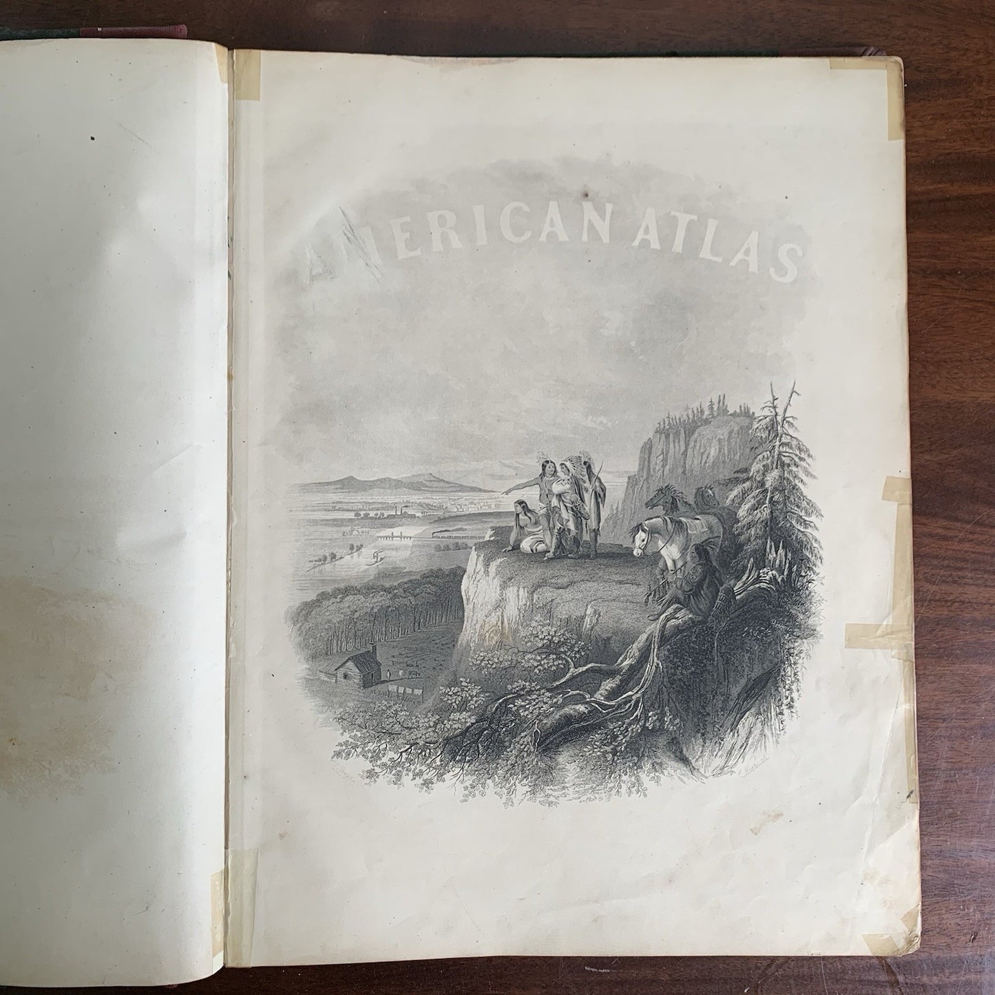 1865 Johnsons New Illustrated Family Atlas / Maps United States Civil War