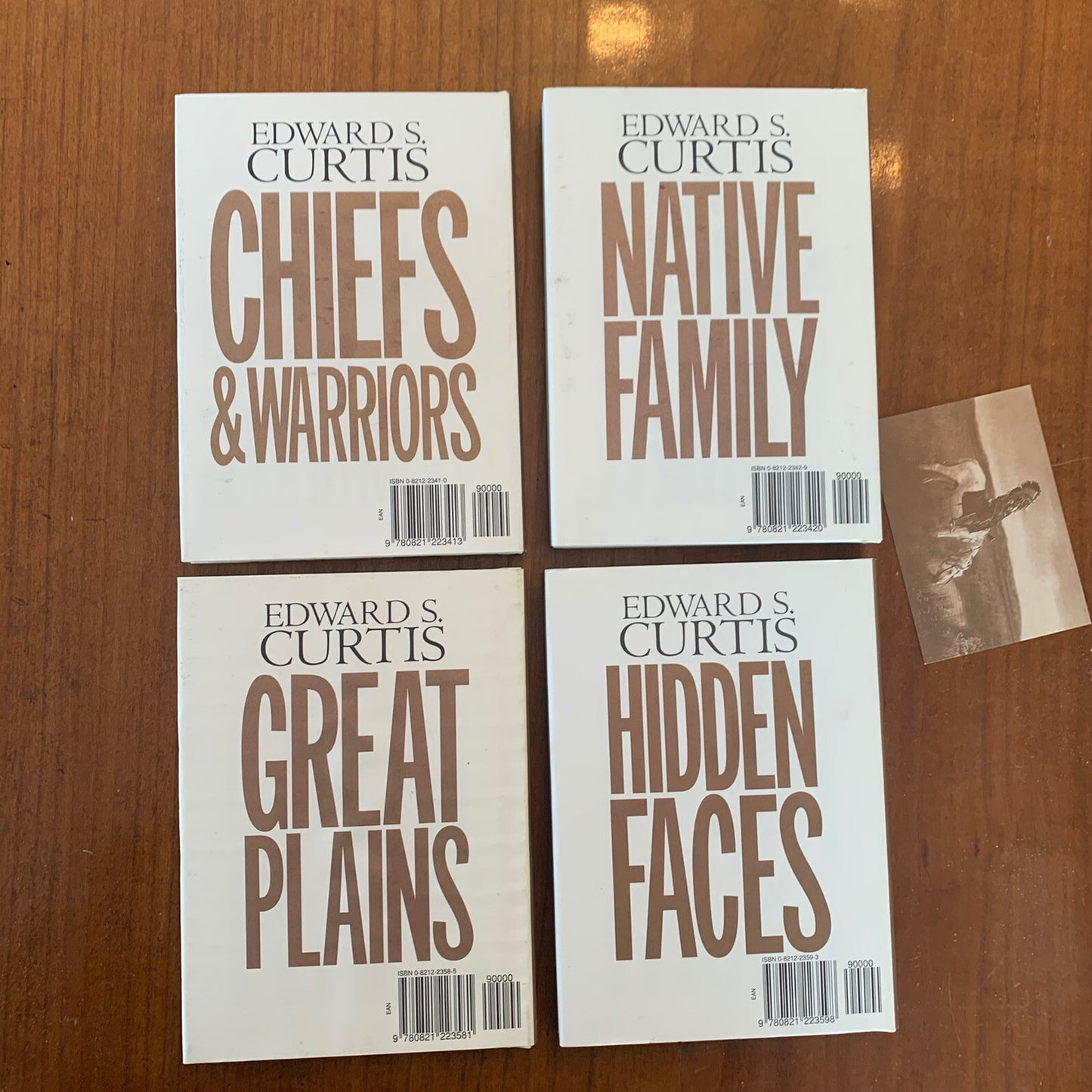EDWARD S. CURTIS NATIVE BOOK SET VOL  1-4 NATIONS AMERICAN 1ST ED CARDOZO