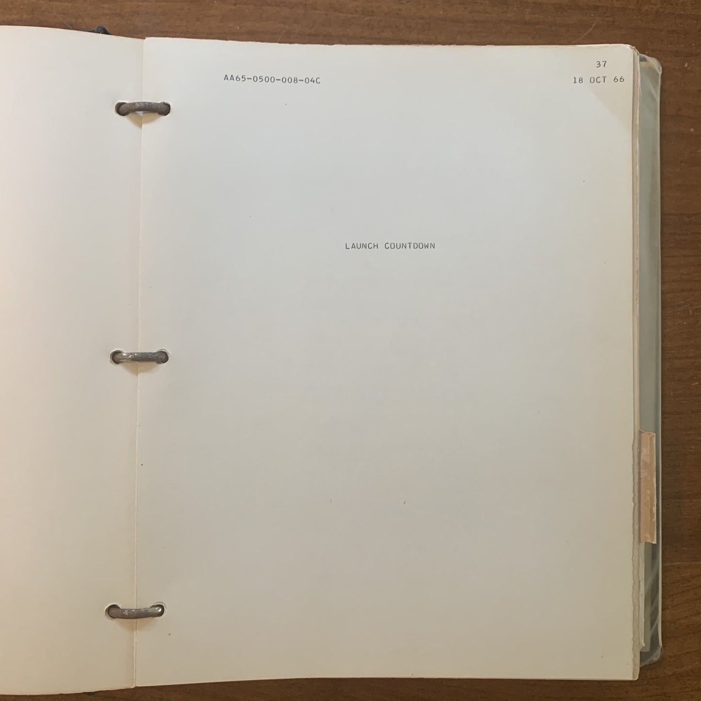 Atlas / Centaur AC-9 Launch Countdown Manual General 18 Oct 1966