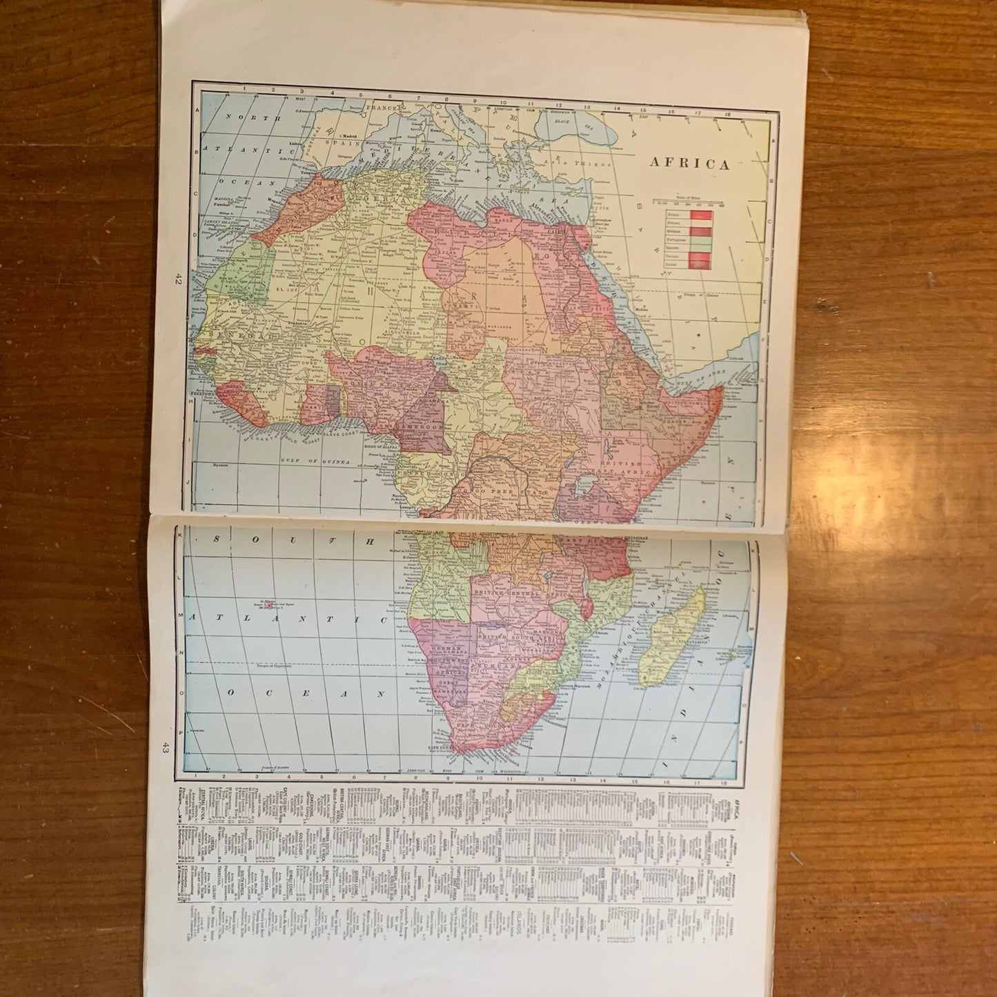 1904 Cram's Superior Reference Atlas Michigan and the World 1st Ed Atlas Detroit