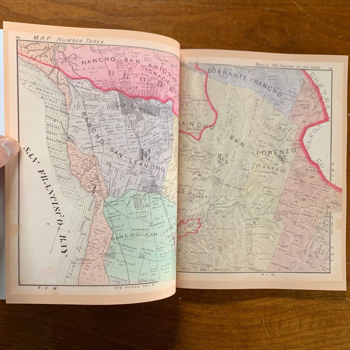 1878 Official and Historical Atlas Map of Alameda County, California / Facsimile