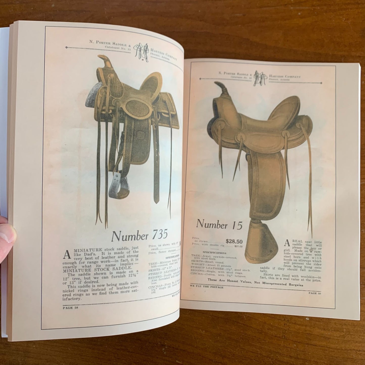 1928 N. Porter Saddle & Harness Company Catalog No. 15 / Facsimile