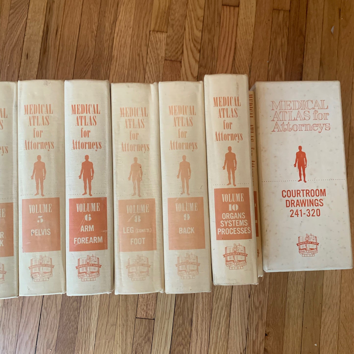 Medical Atlas For Attorneys / Courtroom Drawings / Harold Williams / 1960s Legal